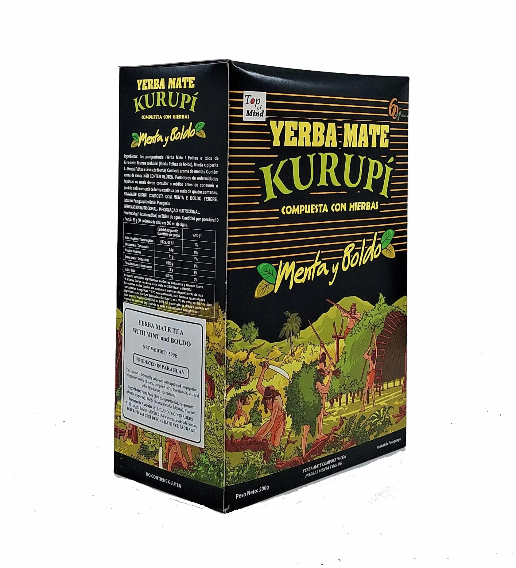 Yerba Mate Antiacida Compuesta Especial. Digestiva - 500 G