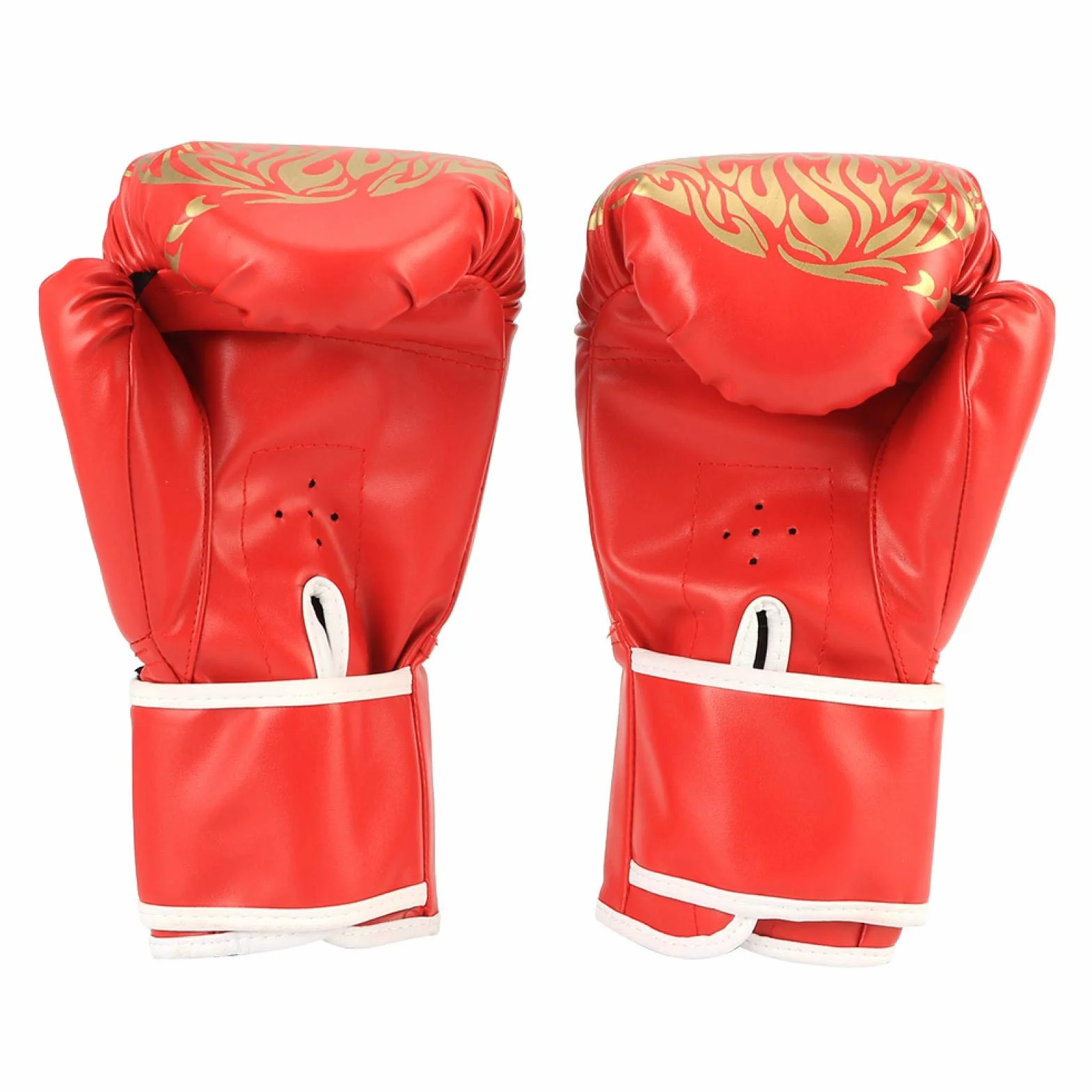 Guantes de Taekwondo Sanda Rojos para Entrenamiento Adultos Niños