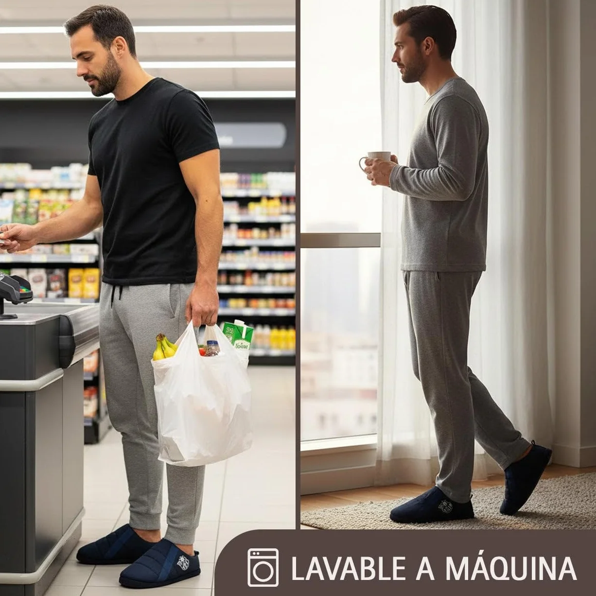 MARPEN SLIPPERS Zapatillas FC Barcelona Oficiales Acolchadas Hombre Mujer