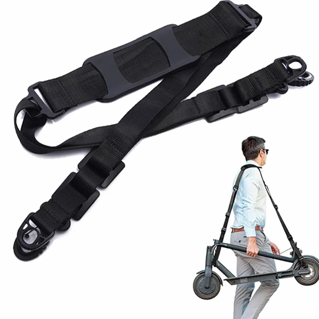 Correa de Hombro para Patinete Eléctrico Ajustable, Accesorio de Transporte para Bicicleta Plegable