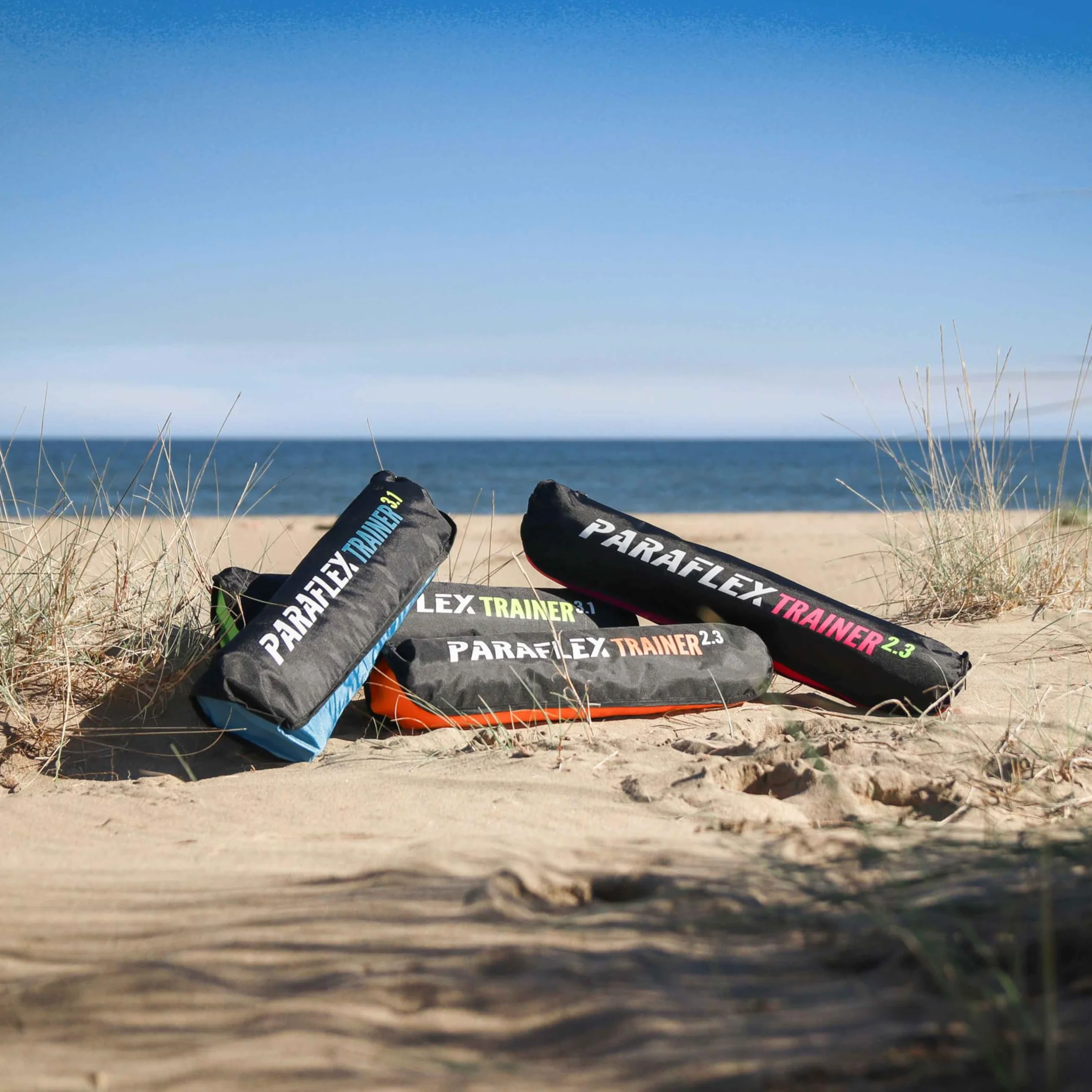 Wolkenstürmer Paraflex Trainer 2.3 Kitesurf Wing Negro/Naranja 3 Líneas Tracción
