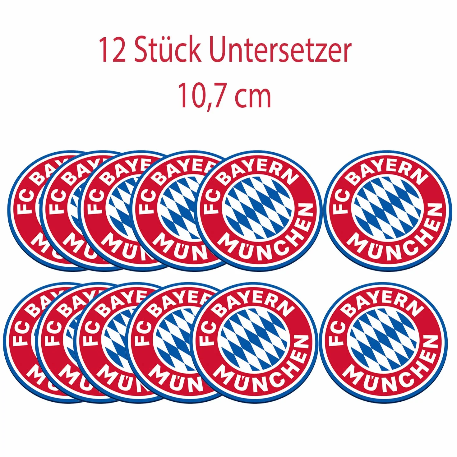 FC Bayern München Set de fiesta de fútbol XL, 34 piezas, decoración para cumpleaños