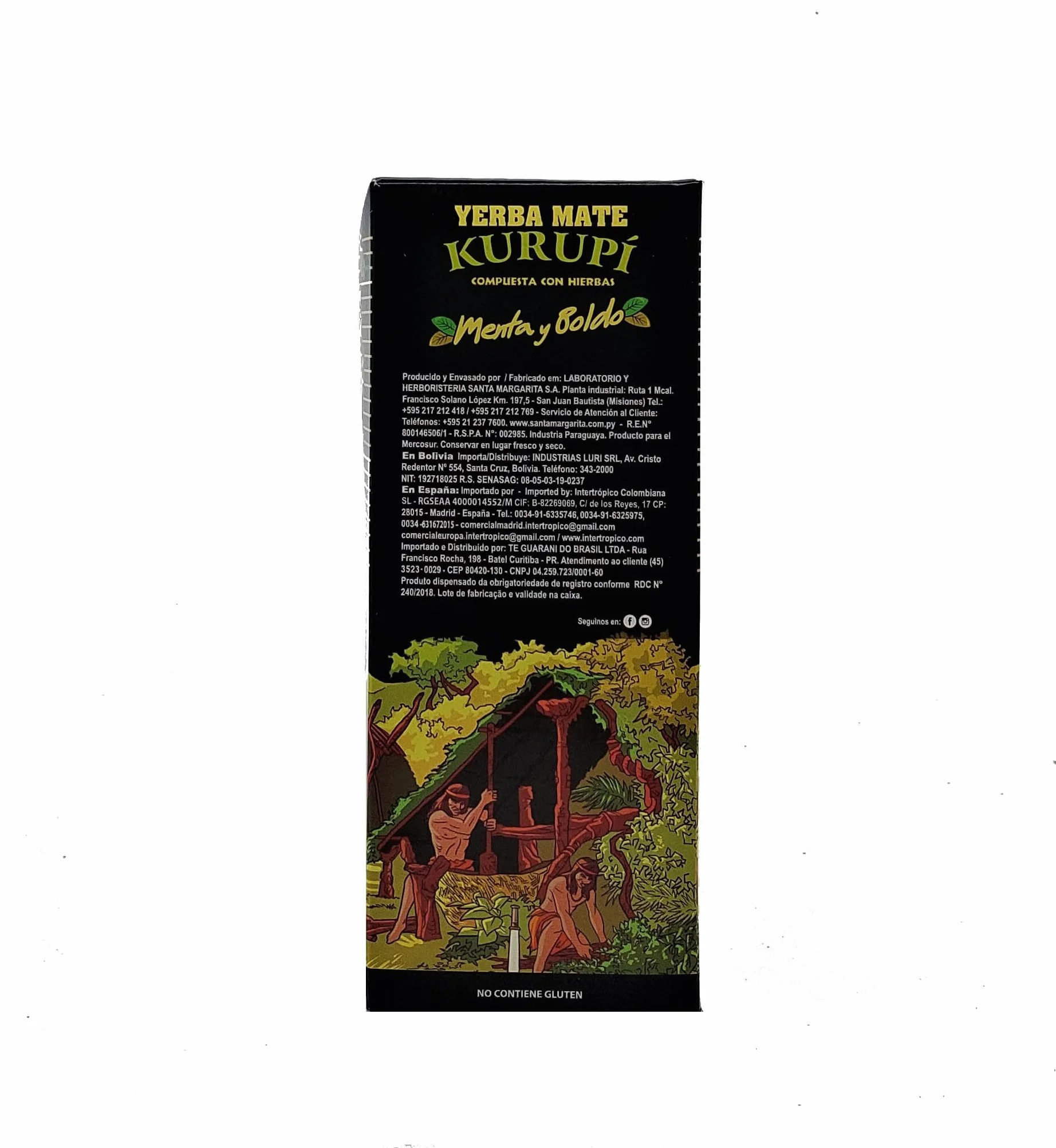 Yerba Mate Antiacida Compuesta Especial. Digestiva - 500 G