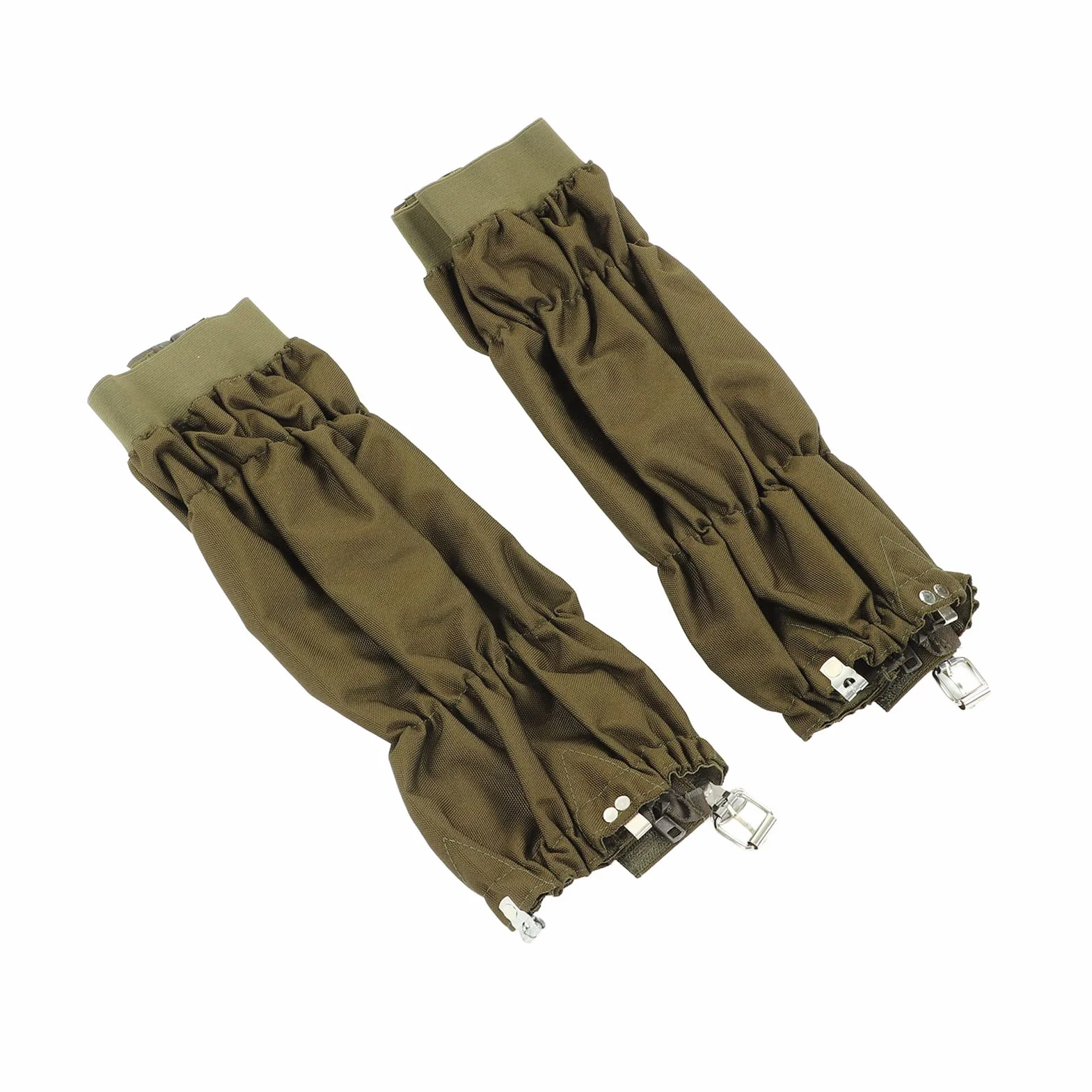 Changor Polainas de Entrenamiento Cremallera con Hebilla Automática Ajustable Transpirable Dureza Fuerte Adherencia Fuerte para Montañismo