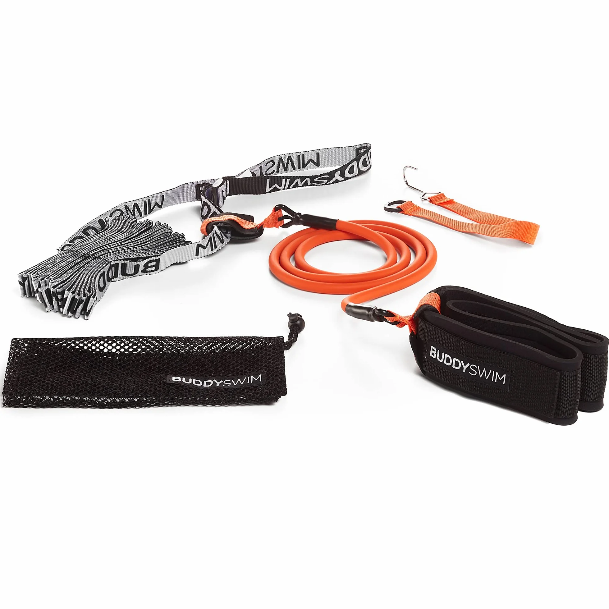 Cinturón Natación Estática Elástico Ajustable Entrenamiento Resistencia Banda Látex Accesorios