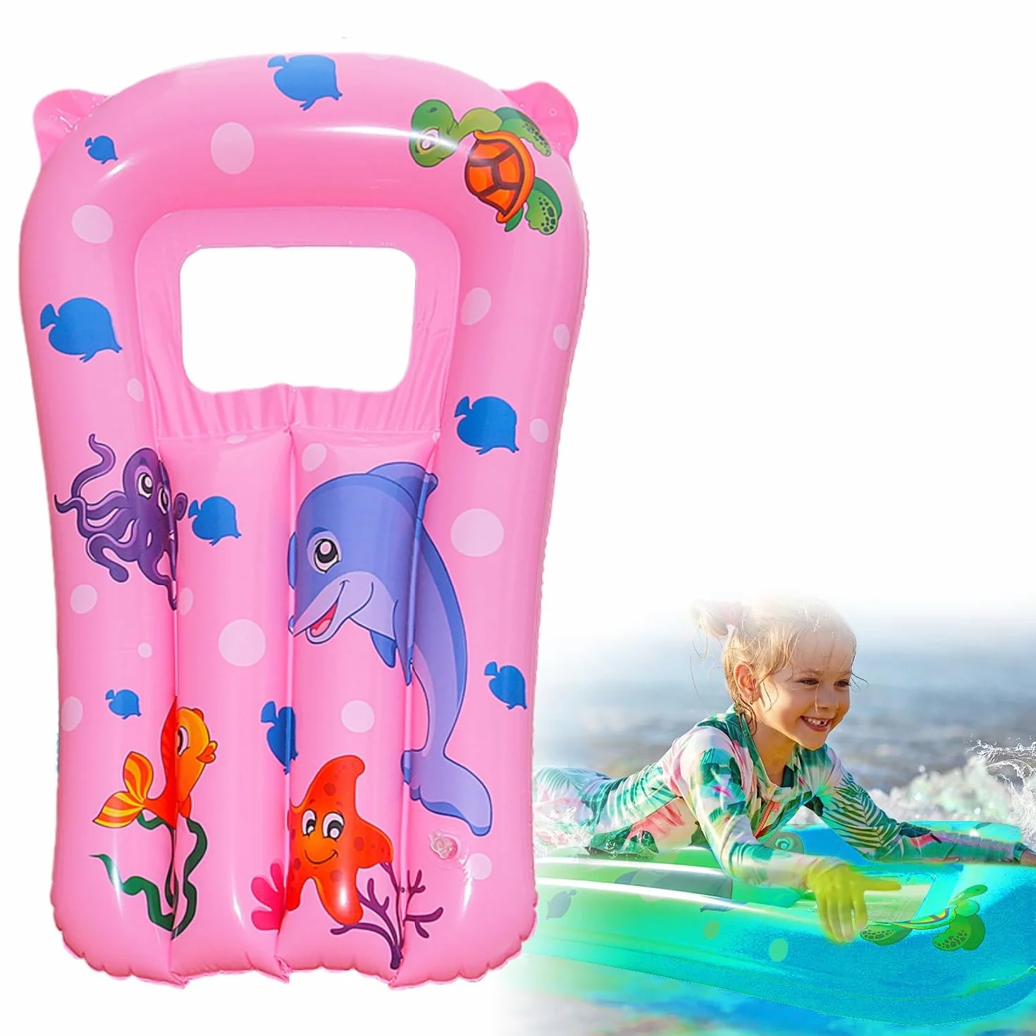 Tabla Paddle Surf Hinchable para Niños Bodyboard Inflable Flotante Natación Verano