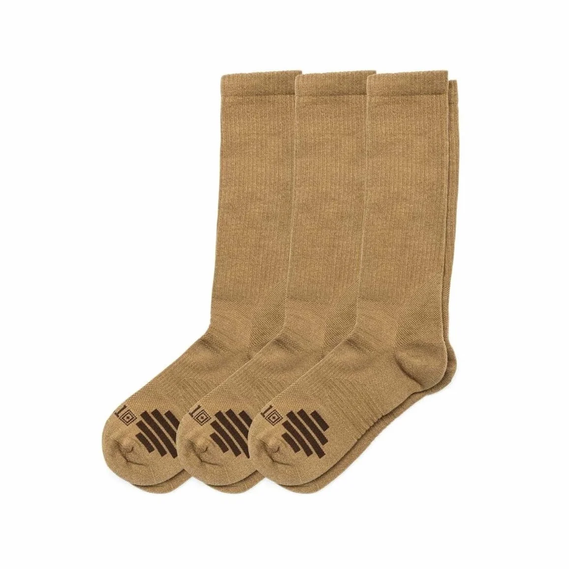 5.11 Tactical Duty Ready Calcetines OTC Dark Coyote Juego 3 Pares