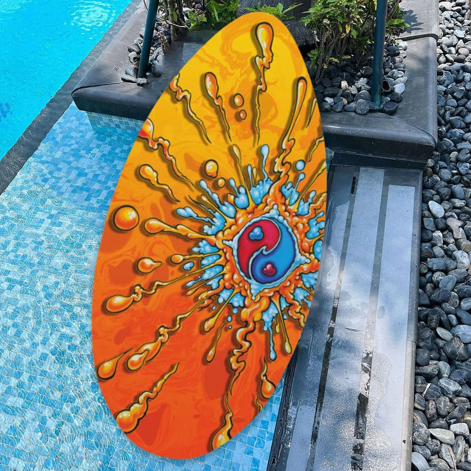 Perfeclan Tabla de Skimboard 30 Pulgadas para Niños Profesional de Madera