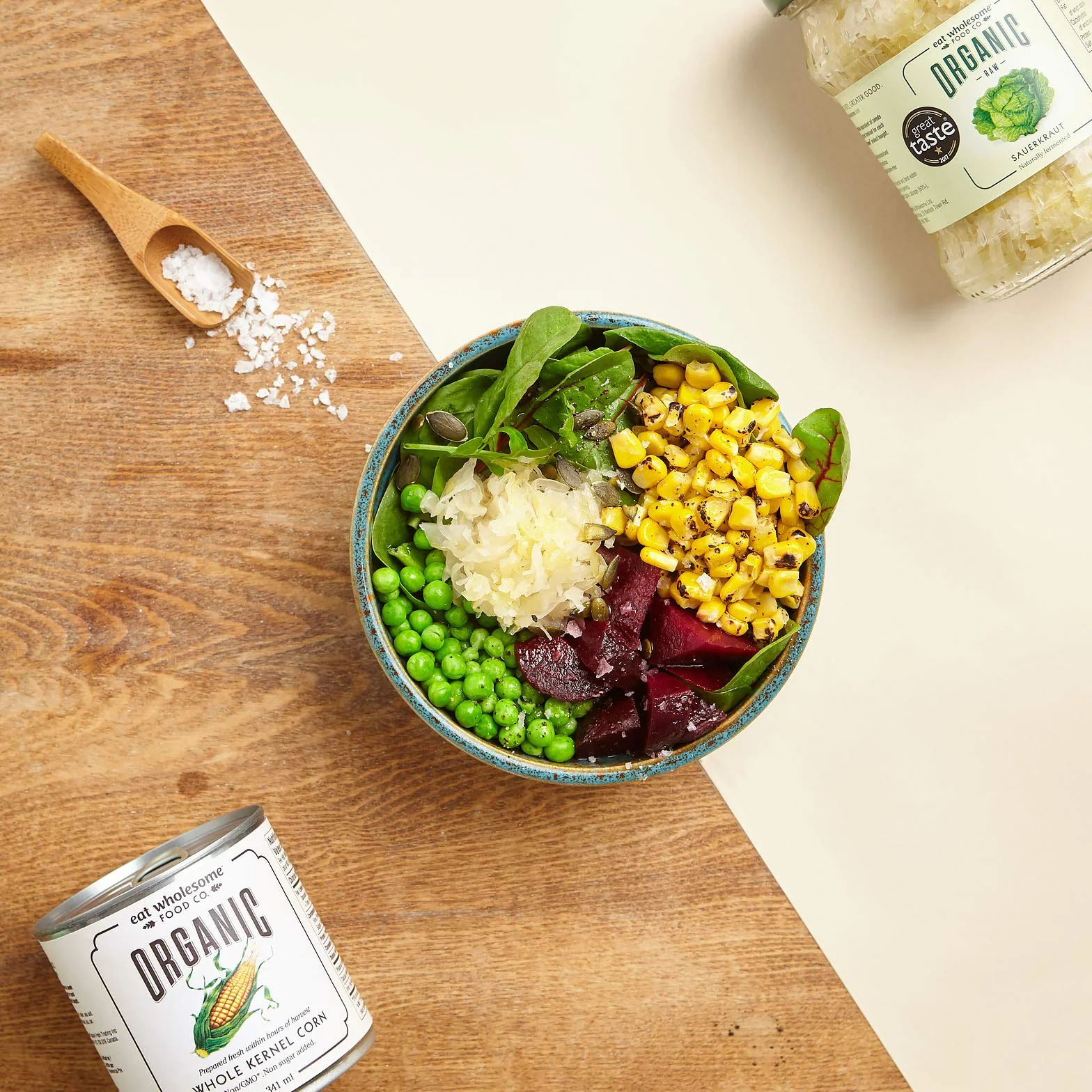 Eat Wholesome Maíz Dulce Orgánico, 340g (Paquete De 12) - 100% Natural, Sin Azúcares Añadidos, De Temporada, Vegano, Revestimiento Sin Bpa
