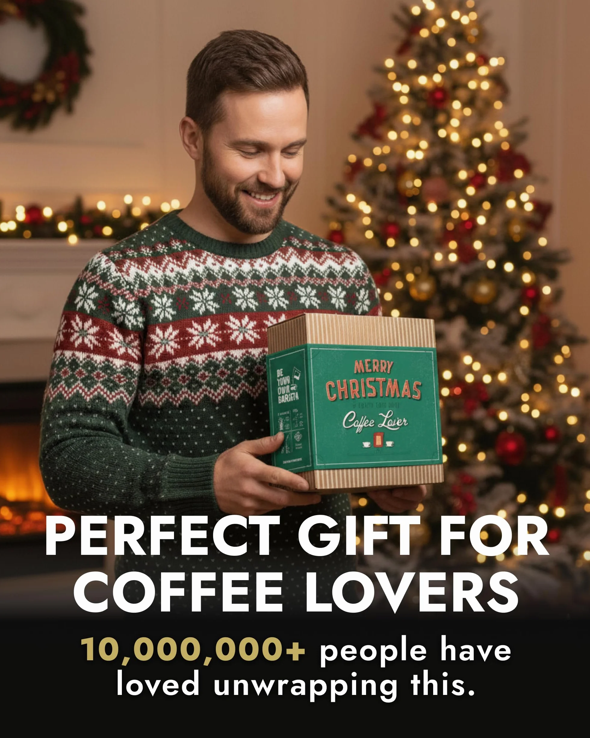 GROWER'S CUP Juego de regalo de café para Navidad – Juego de regalo gourmet con 5 cafeteras de todo el mundo para amantes del café | Especialidades y café de Navidad molido