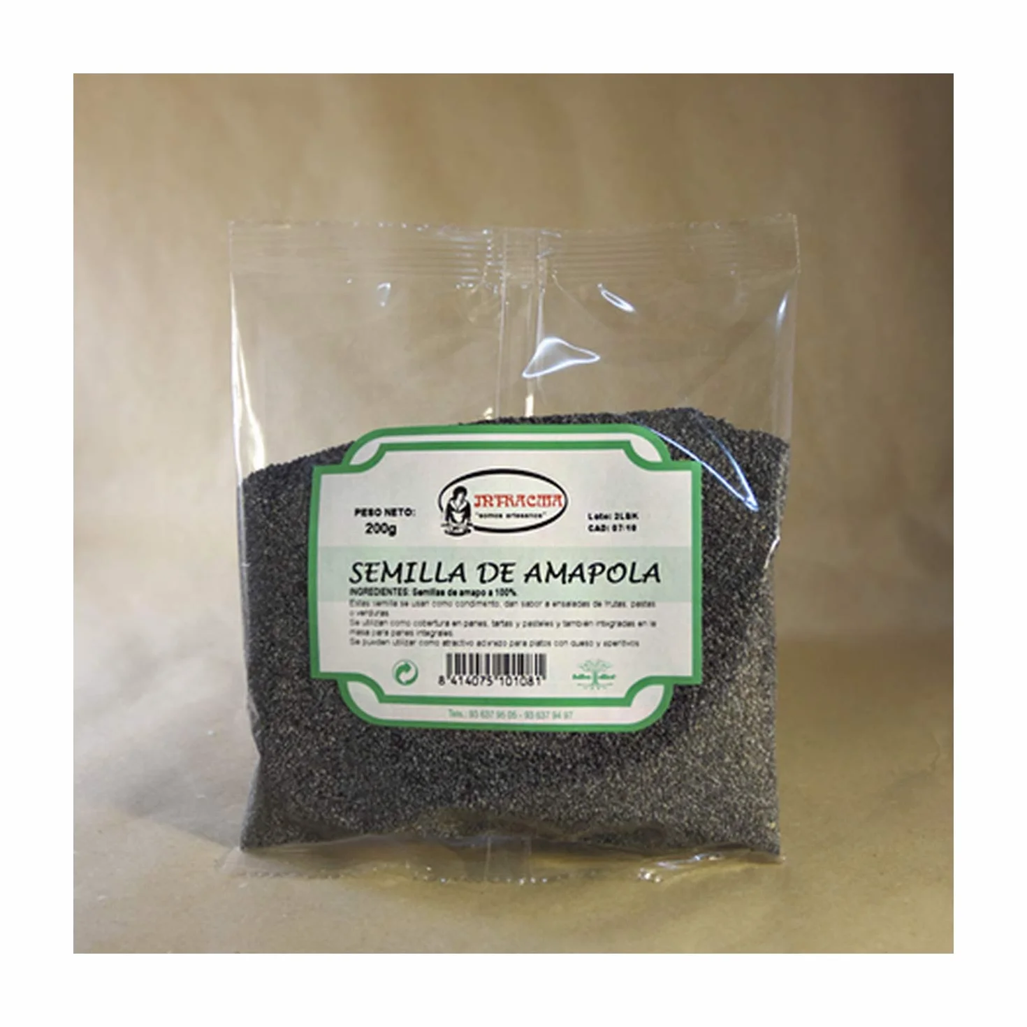 Semillas de Amapola 200 gr Intracma