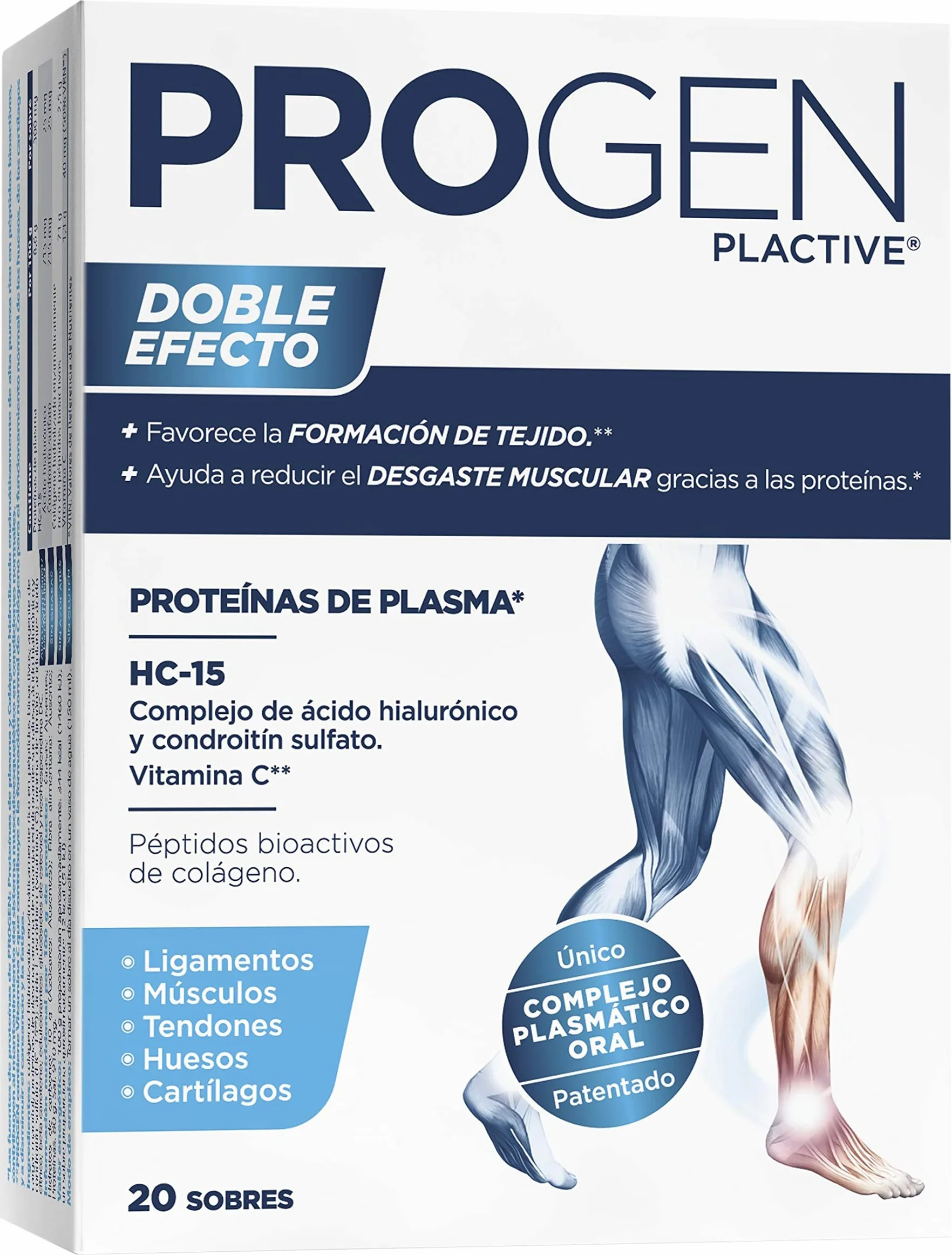 Pharmadiet Progen Plactive, Sabor Naranja - 20 Sobres