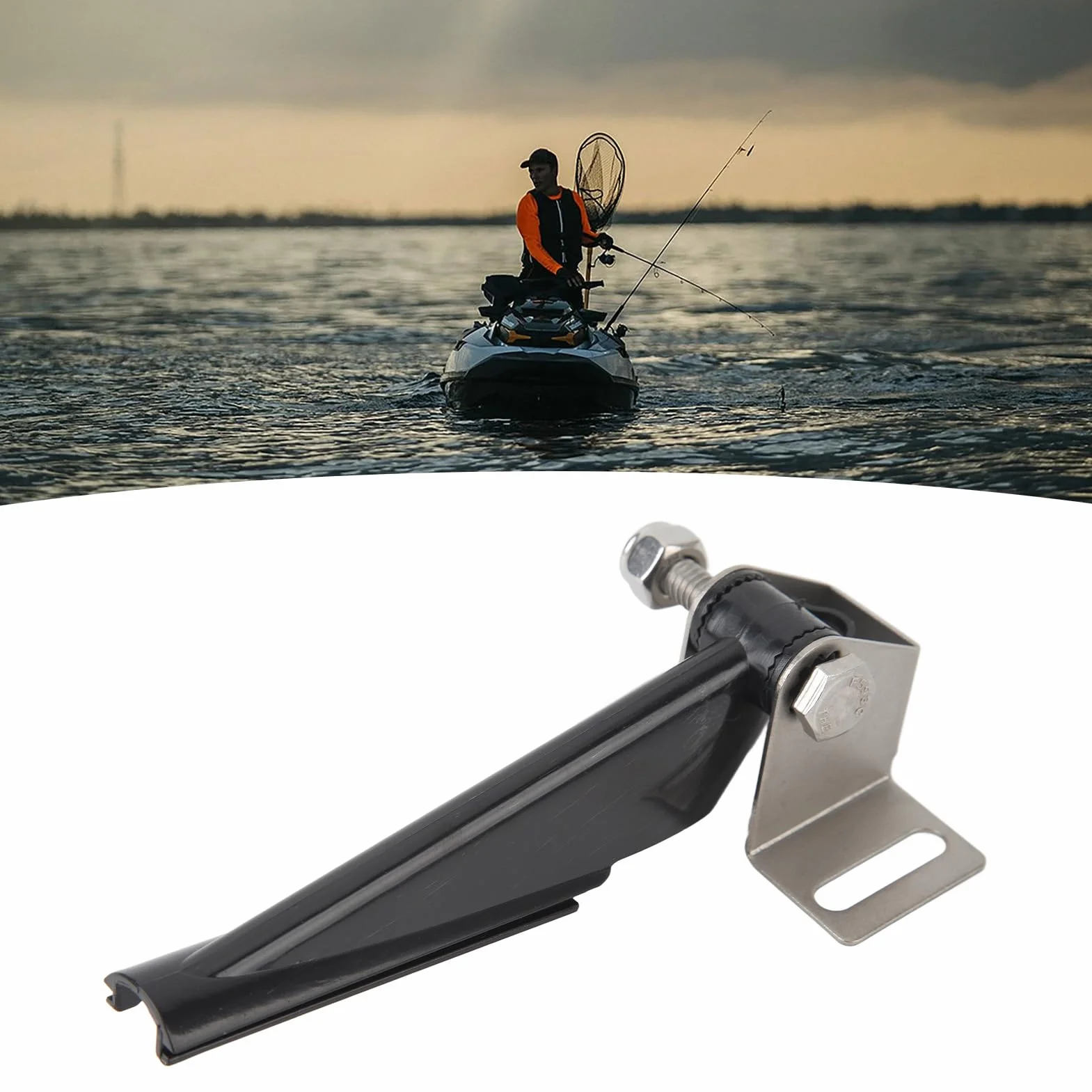 Soporte de Transductor de Metal, Kit de Montaje Fuerte a Prueba de Golpes para Lowrance