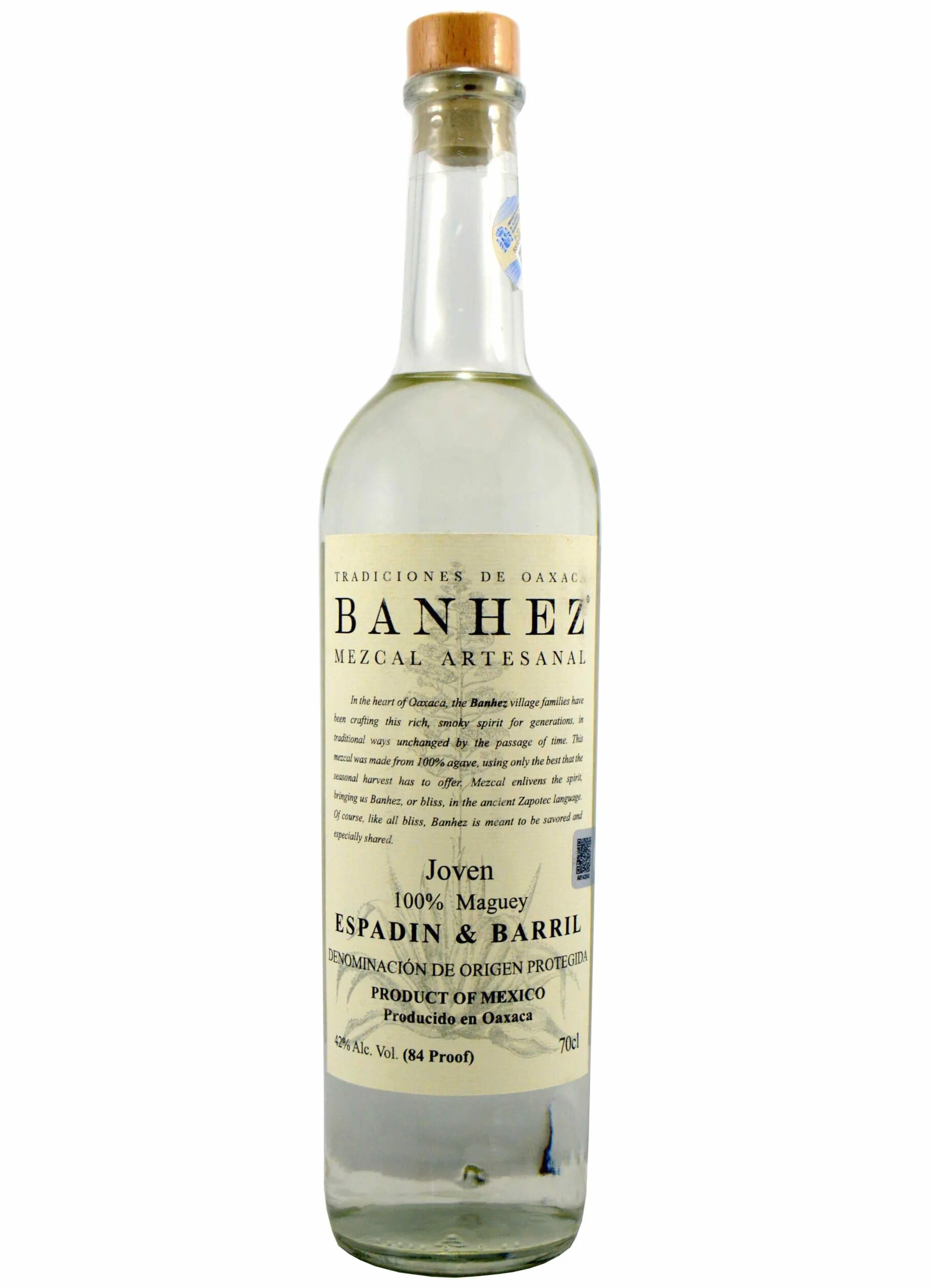Banhez Mezcal Espadin & Barril 750 ML