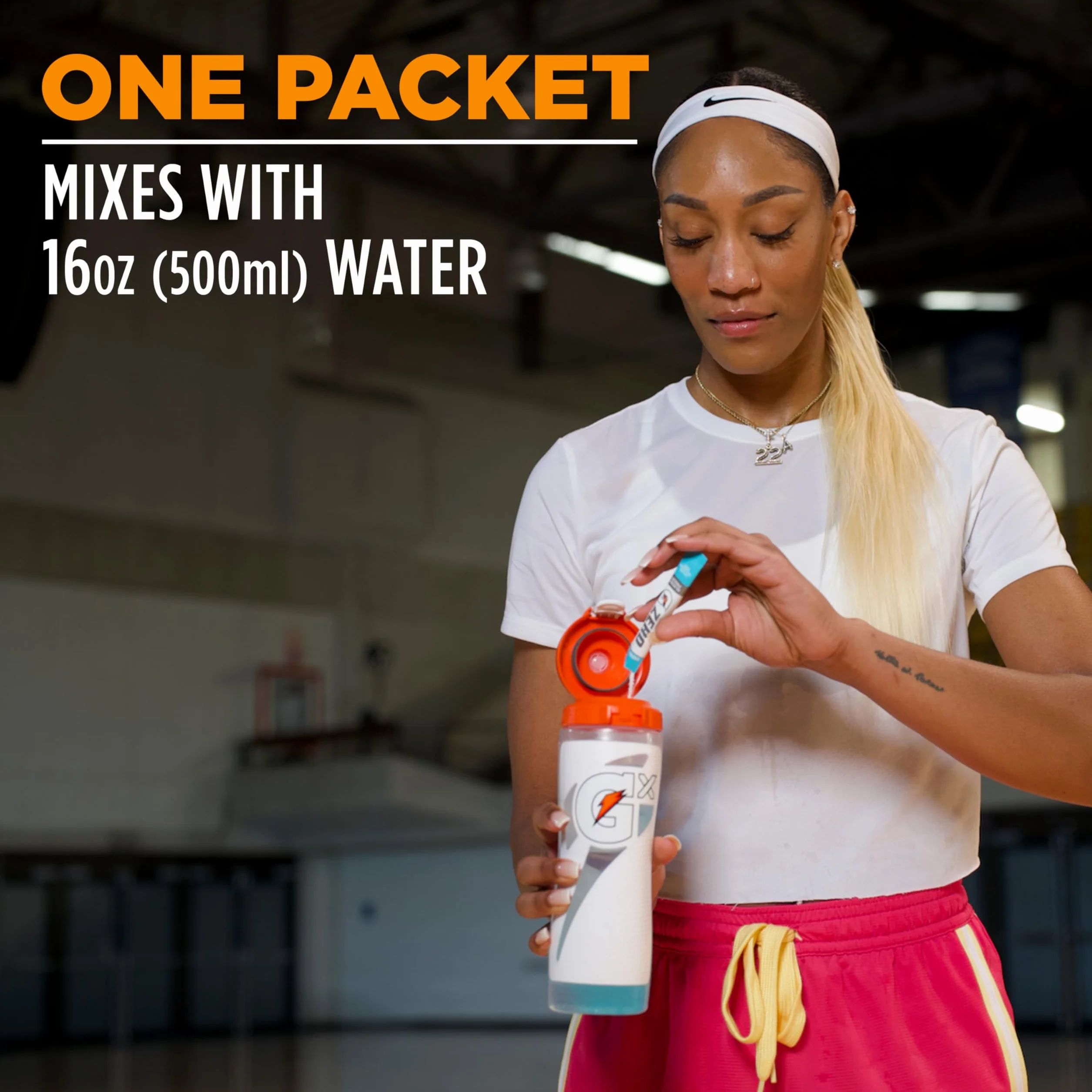 Gatorade G Zero Powder, Fruit Punch Variety Pack, 0.10oz Individual Packets (50 Pack)