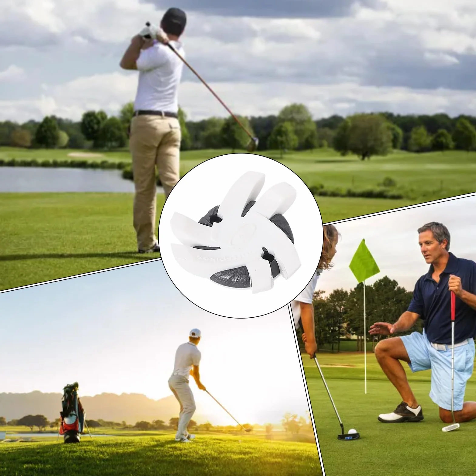 Clavos para zapatos de golf, Reemplazos de clavos antideslizantes, Tacos prácticos para canchas