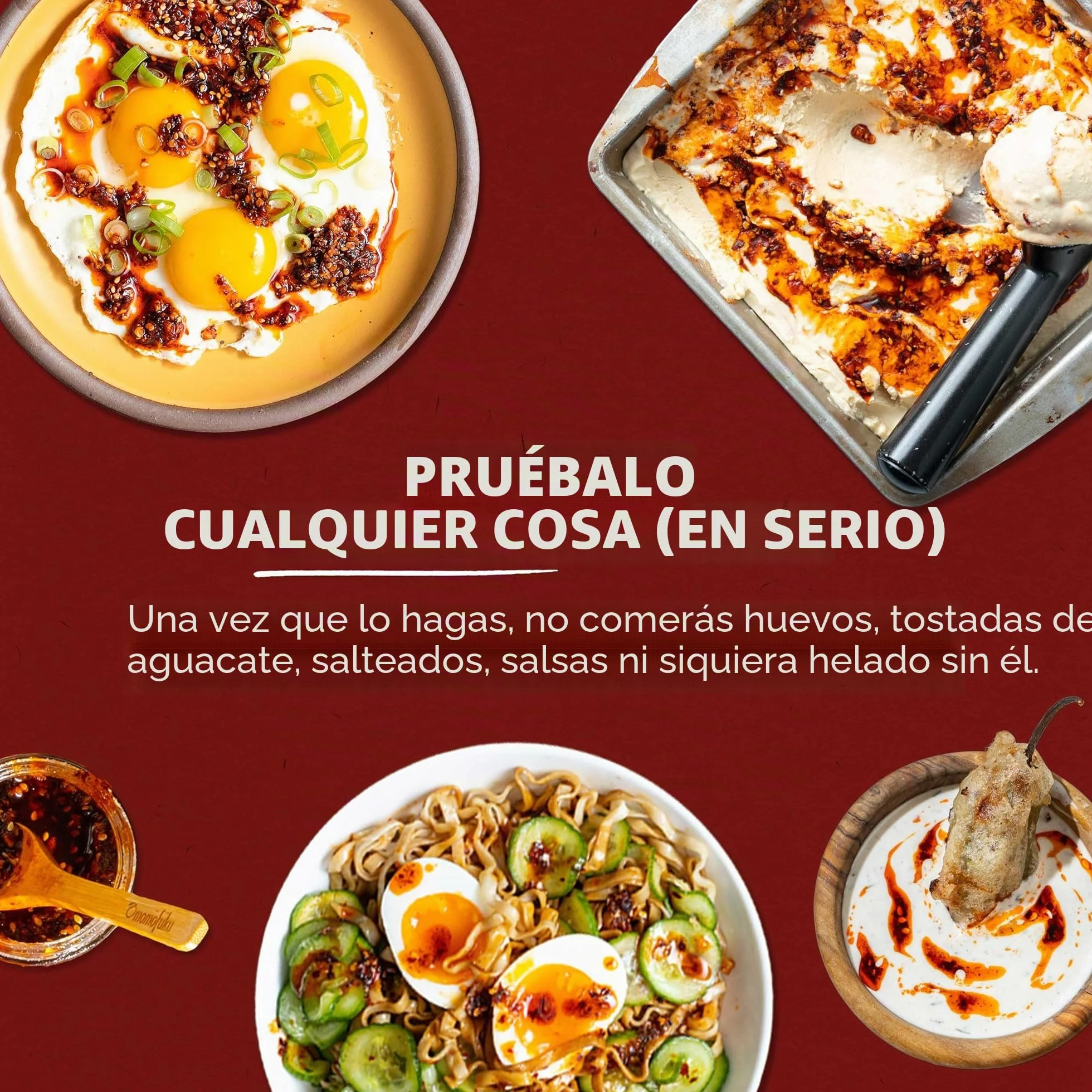 Momofuku Chile crujiente extra picante David Chang 5.3 onzas aceite ajo chalotas salsa cobertura