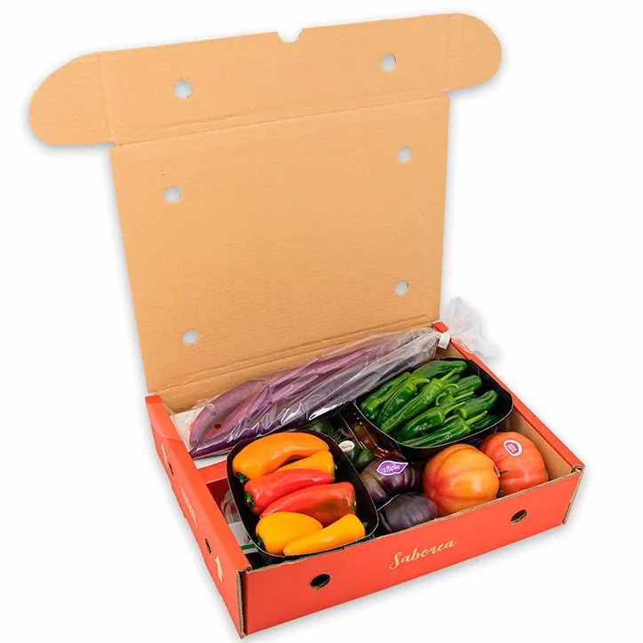 Selección de Verduras Gourmet 3 kg La Parcela, Origen España, Andalucía (Costa Tropical), Comprar Fruta y Verdura Fresca, De La Huerta A Tu Casa, Producto de Cooperativa Granada La Palma