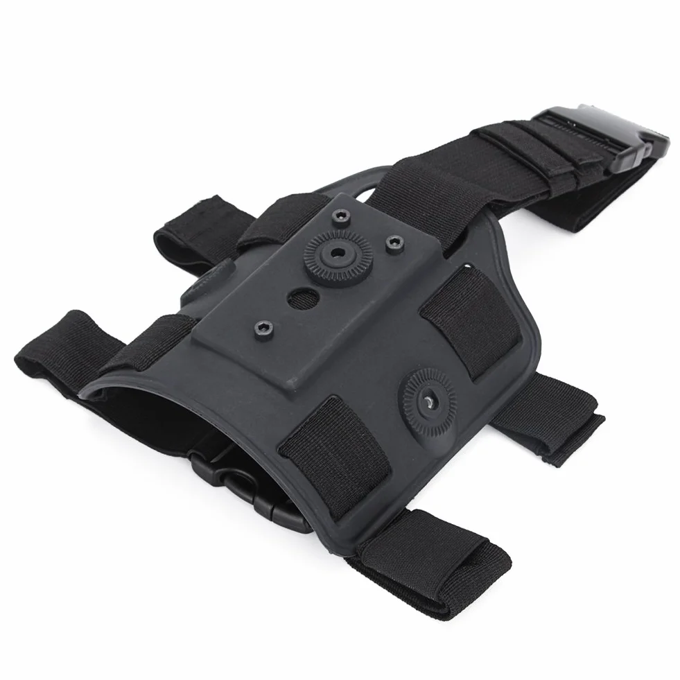 Tactical Drop Leg Platform Pierna Pistola Ajustable Doble Correa