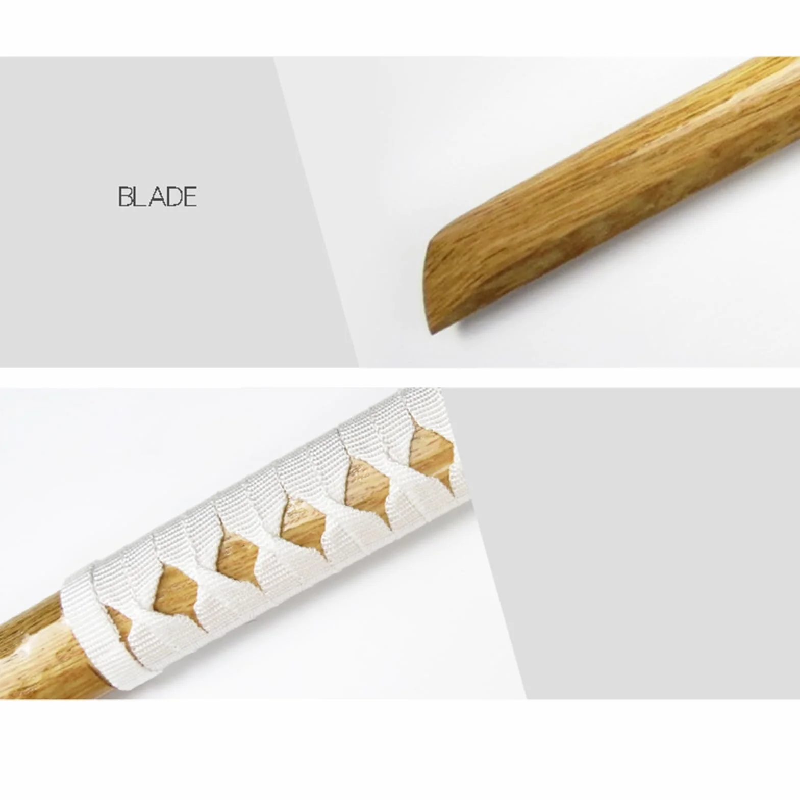 Katana de Madera Iaido 100 cm Bokken Artesanal Espada Samurái Madera Natural