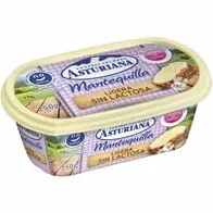 Mantequilla C. Lechera Asturiana –Variedades Tradicional, Ligera y Sin Lactosa,En Barquetas de 250 Gr.(Envío Refrigerado) (2 BARQUETAS DE 250 G., Mantequilla Ligera Sin Lactosa 250g)