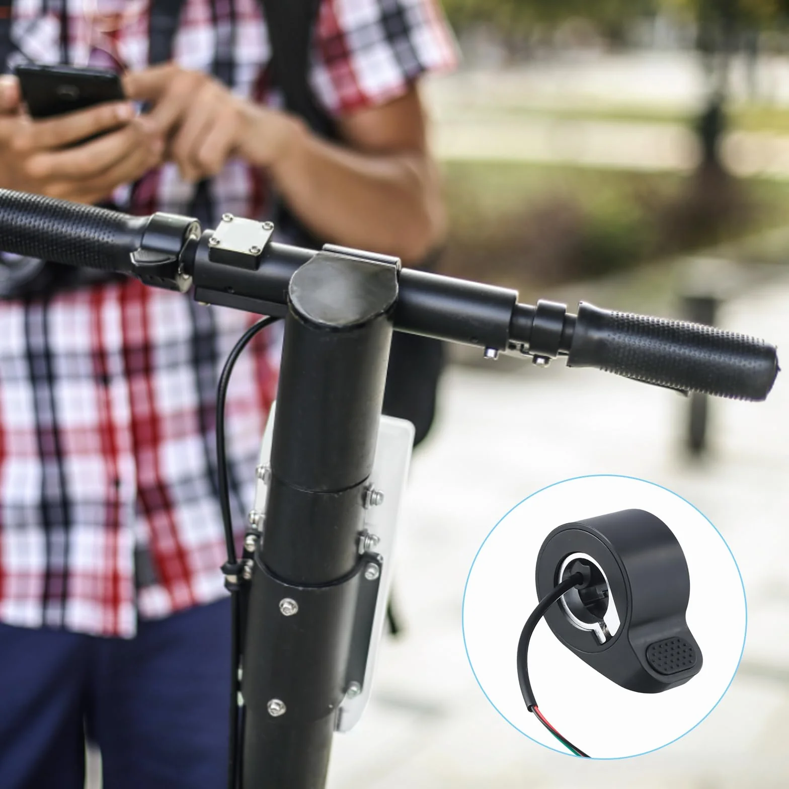 Acelerador universal para Xiaomi M365, patinete eléctrico, negro