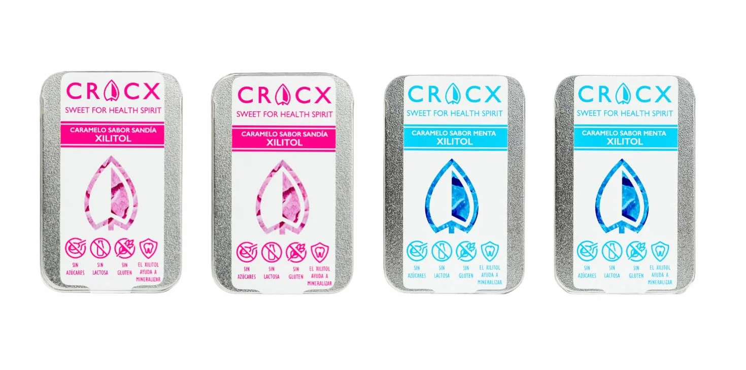 CRACX PACK SABOR 2 SANDIA + 2 MENTA 35GRM*4UDS - CARAMELOS DE XILITOL SIN AZUCAR