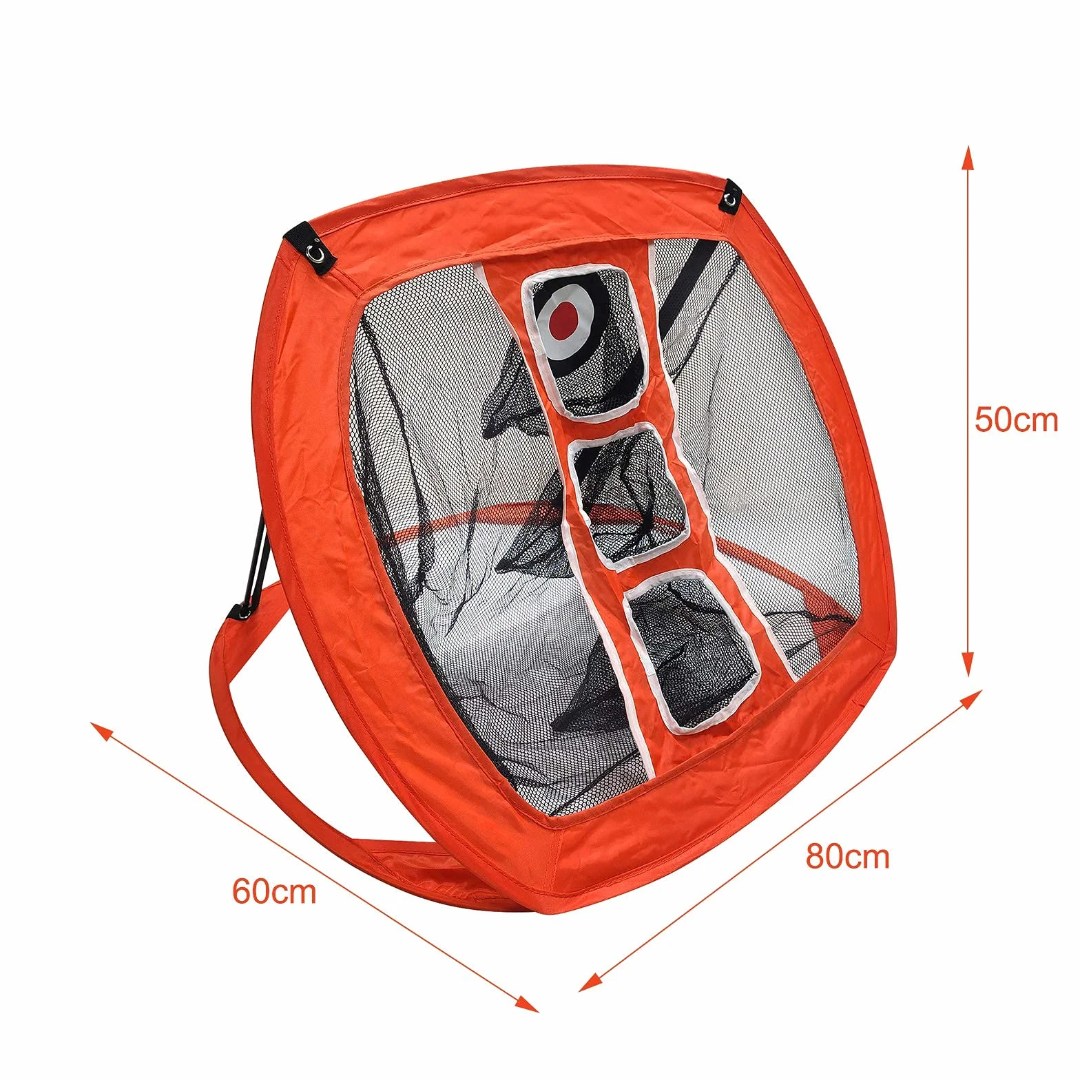 Red de astillado de golf plegable para interiores y exteriores, accesorios de golf, portátil, cuadrado, para práctica de astillas de golf