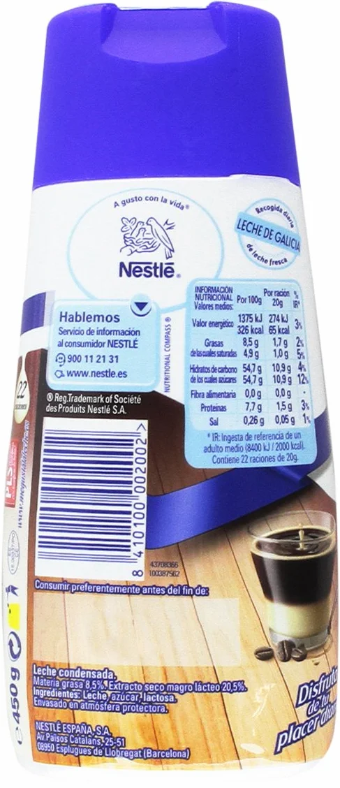 Nestlé La Lechera La Original Leche Condensada 6 x 450 g
