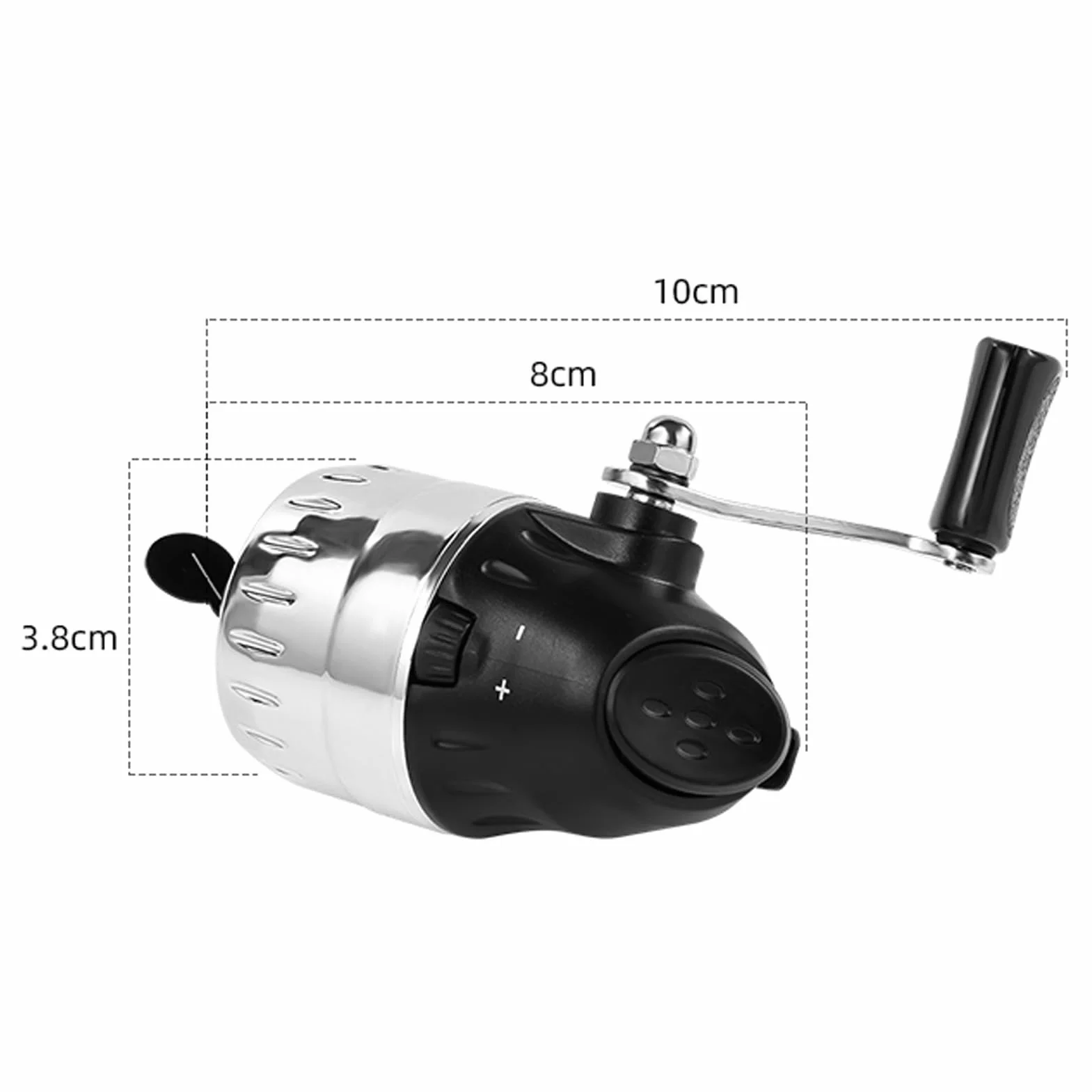 Kit de caña de pescar telescópico portátil con bolsillo carrete giratorio para viajes agua salada dulce