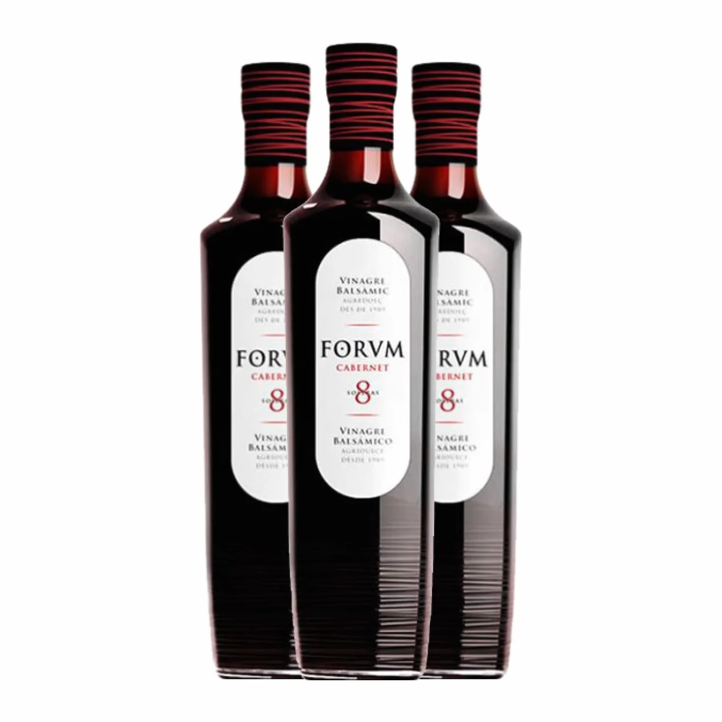 Vinagre Augustus Cabernet Forum Cabernet Sauvignon 1 L (Caja de 3 Botellas de 1 L)