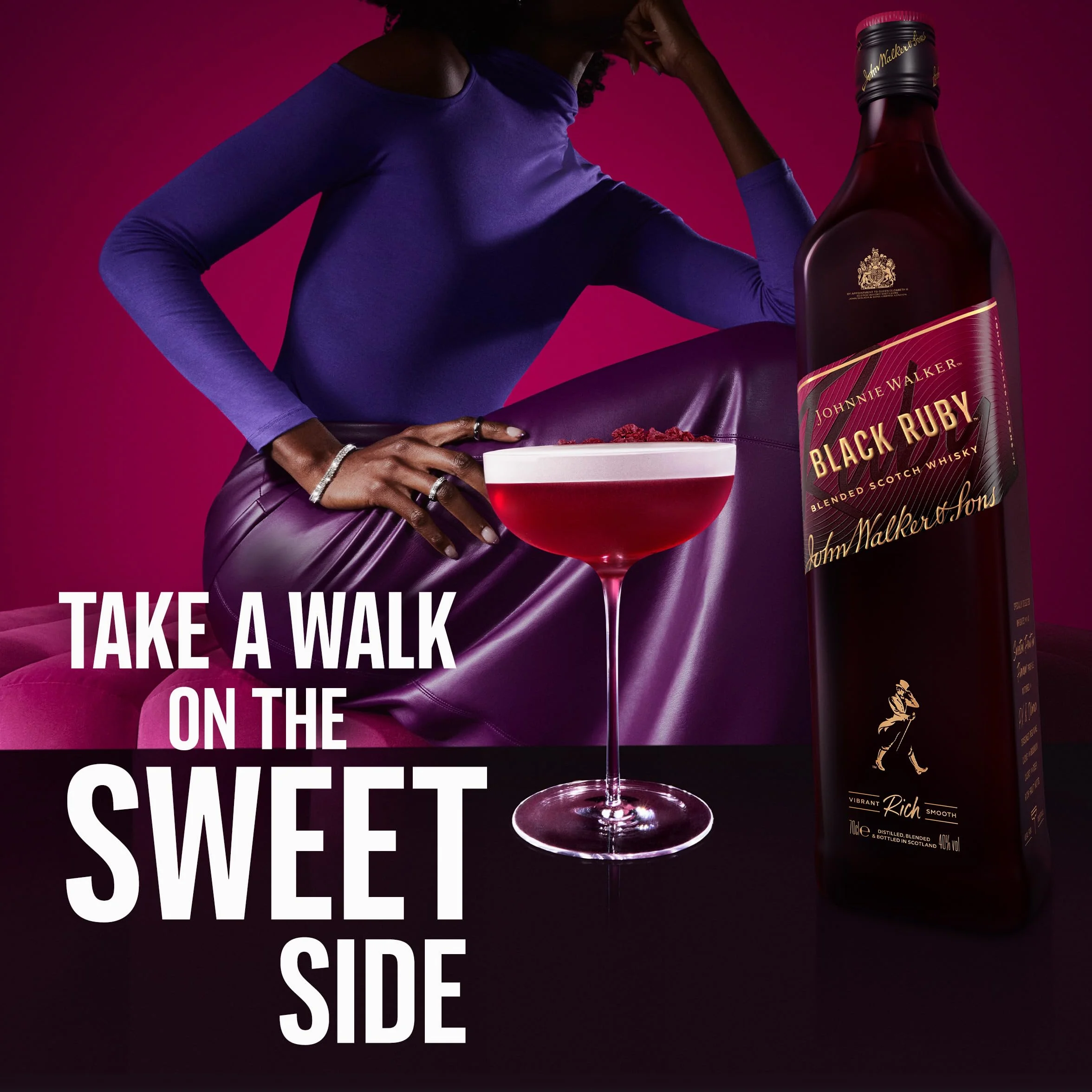 Johnnie Walker Black Ruby, Blended Whisky, 0,7L