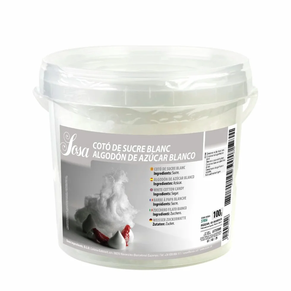 SOSA Algodón de azúcar 100grs - Decoración en pastelería - Uso professional