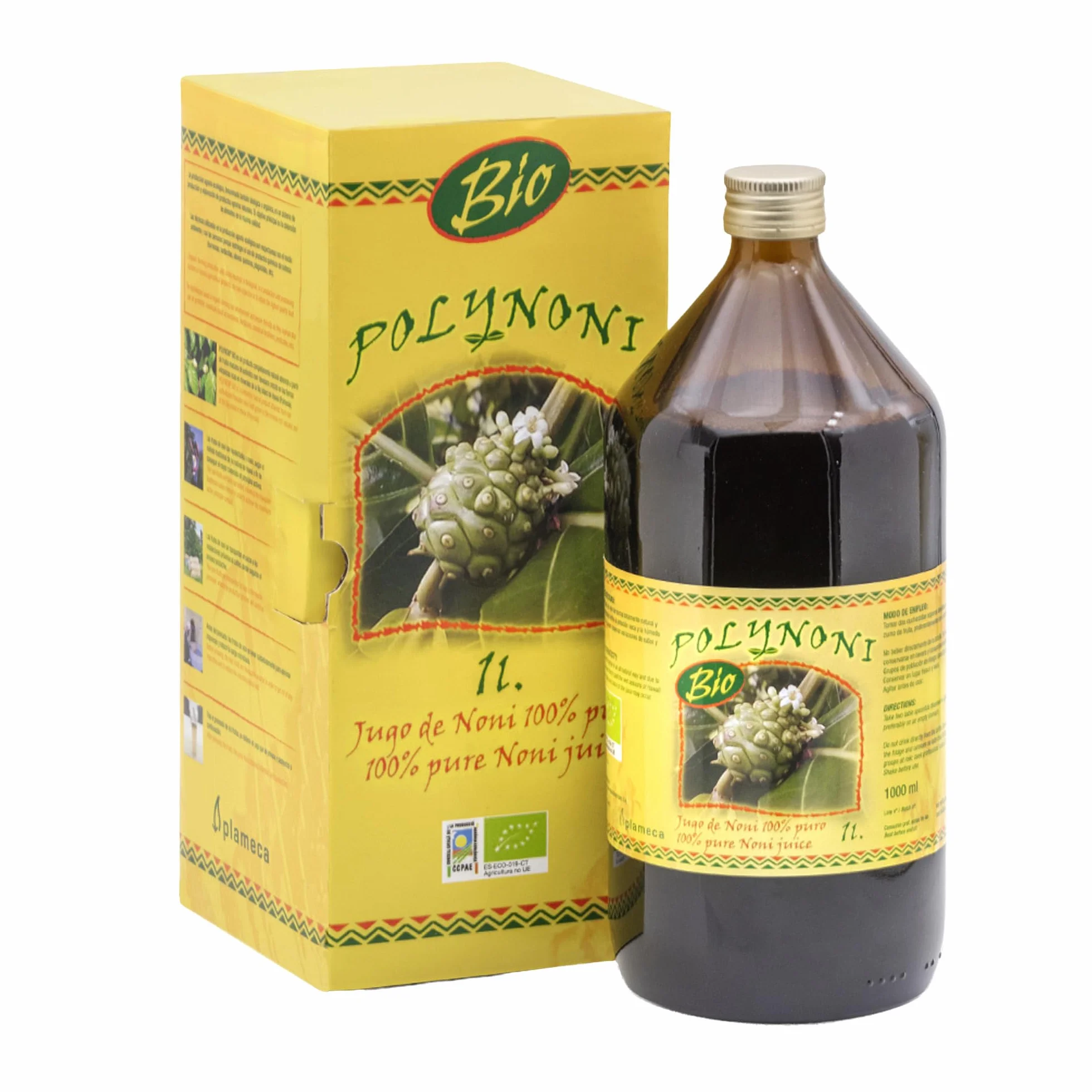 PLAMECA Polynoni Zumo de Noni Bio Original Puro 1000 ml