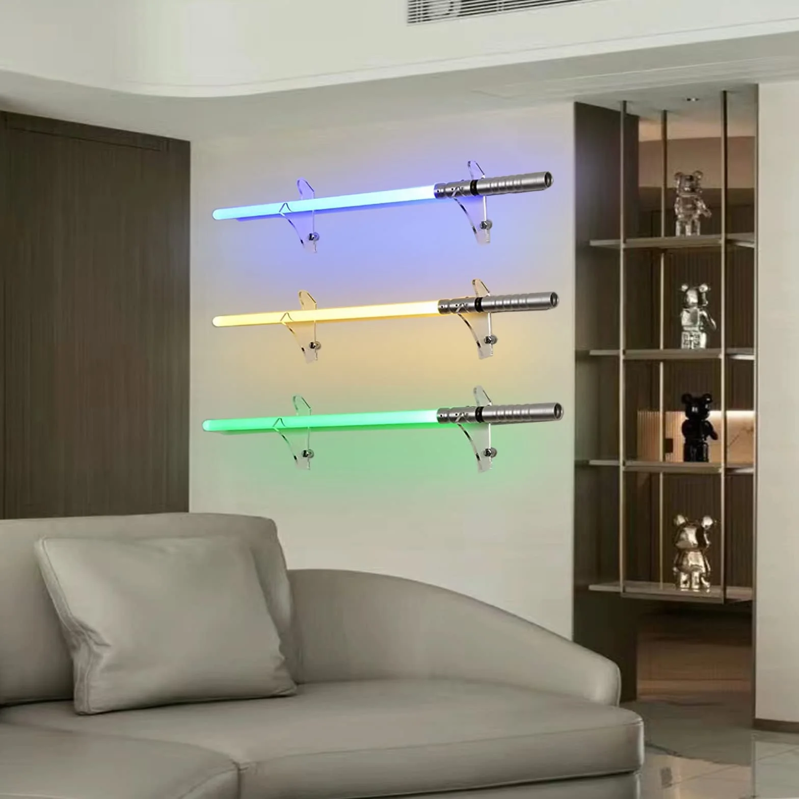 Soporte para Sable de luz, montado en la Pared, para FX, Star Wars, 1 par