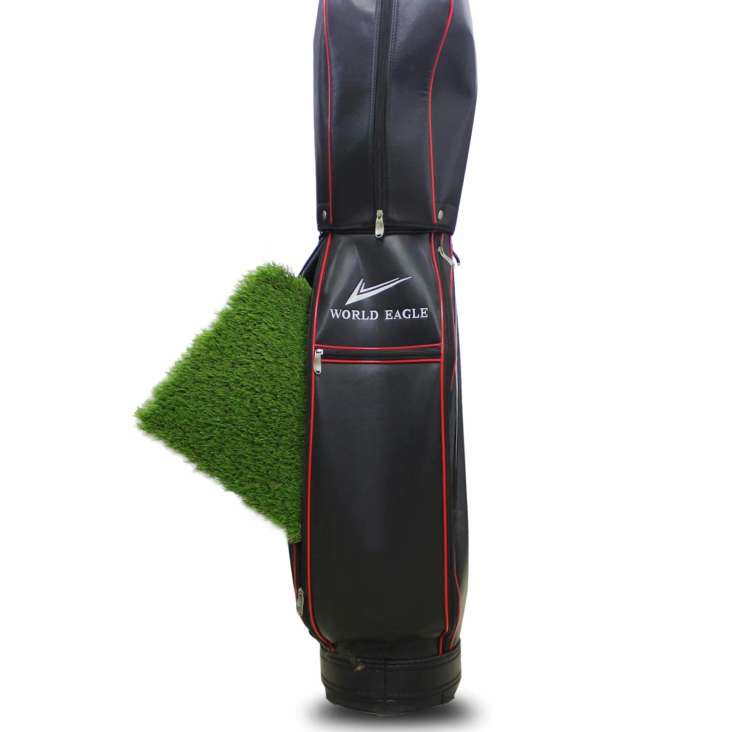Crestgolf 12"x 12" Alfombrillas de Golf SBR para Interior/Exterior con Red de Práctica Plegable