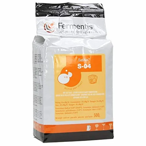 Fermentis Safale S-04 Levadura de cerveza 500 g