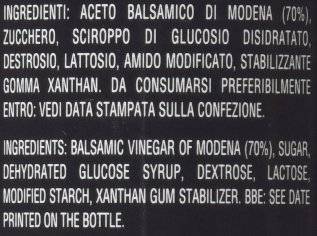 Fini - Vinagre Balsámico de Módena, Gourmet, Salsa Cremosa, Ensaladas y Vegetales, Sin Gluten, 380ml
