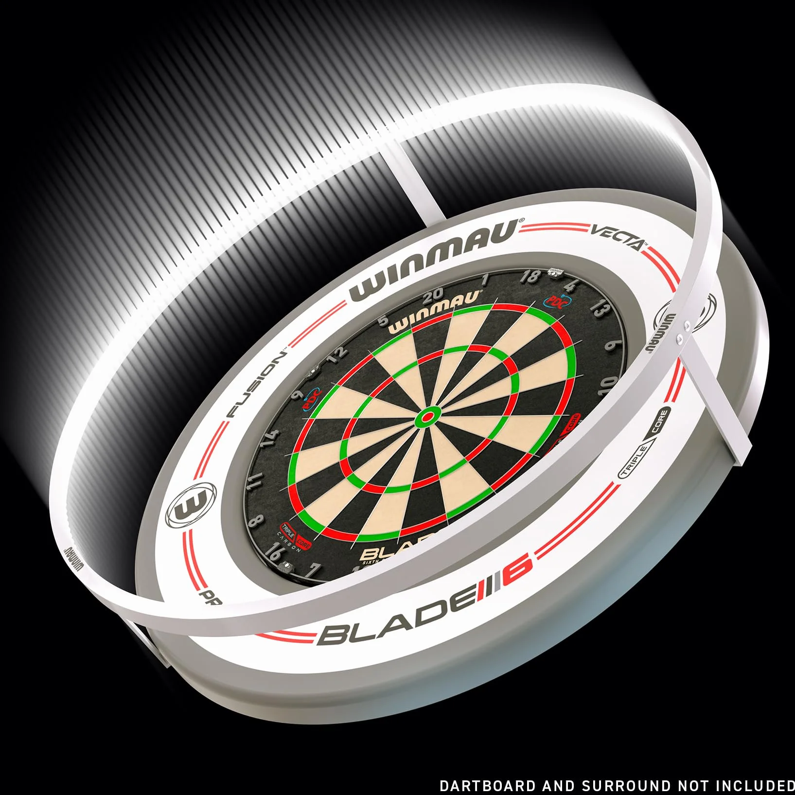WINMAU Luz de diana de hielo de plasma, 360 grados luz blanca