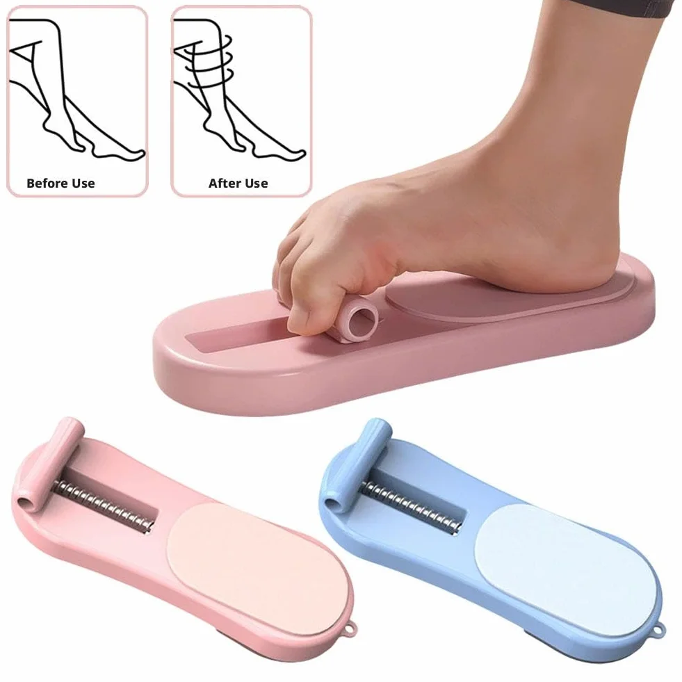 Entrenador de arco de pie con resorte integrado y resistencia ajustable para desarrollo muscular y fortalecimiento de dedos