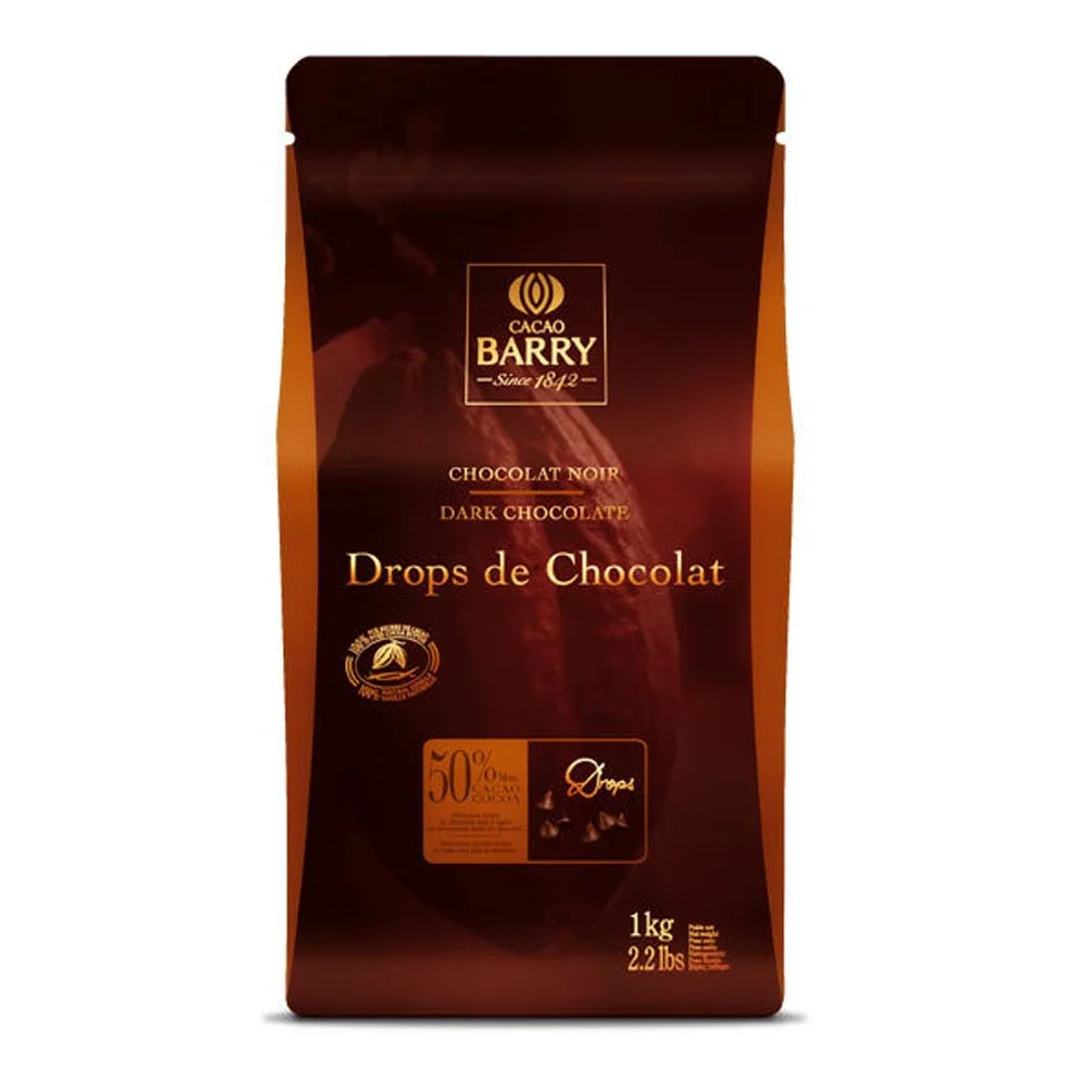Drops de Chocolat - 5 kg por gota de chocolate para productos de horno y repostería, gotas, fuentes para dulces