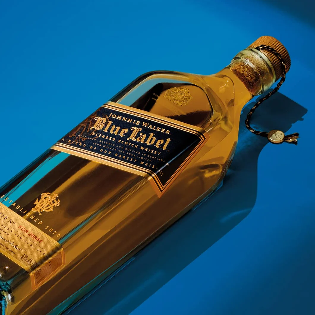 Johnnie Walker Blue label whisky, Escocés blended, 700 ml