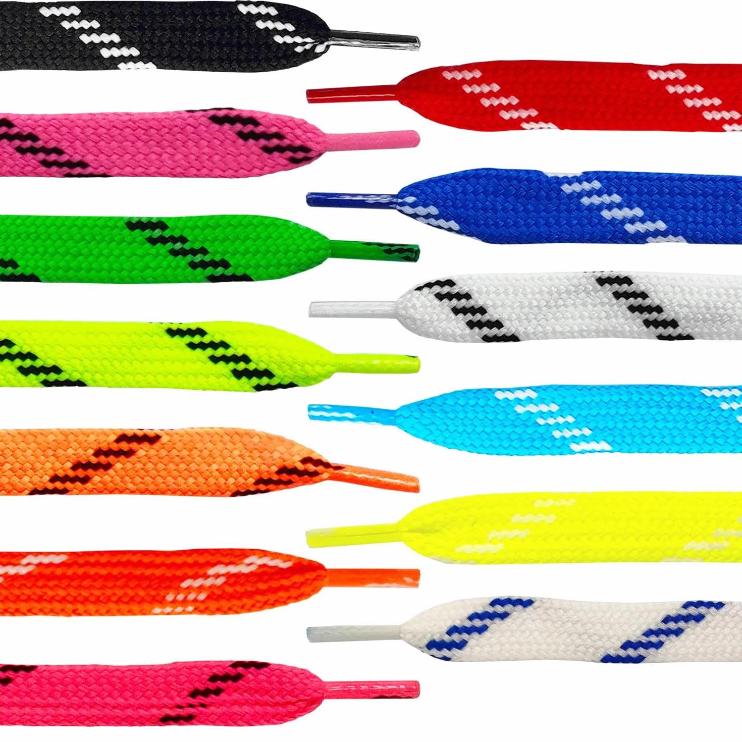 Cordones planos profesionales para hockey 3 m - 118in resistentes