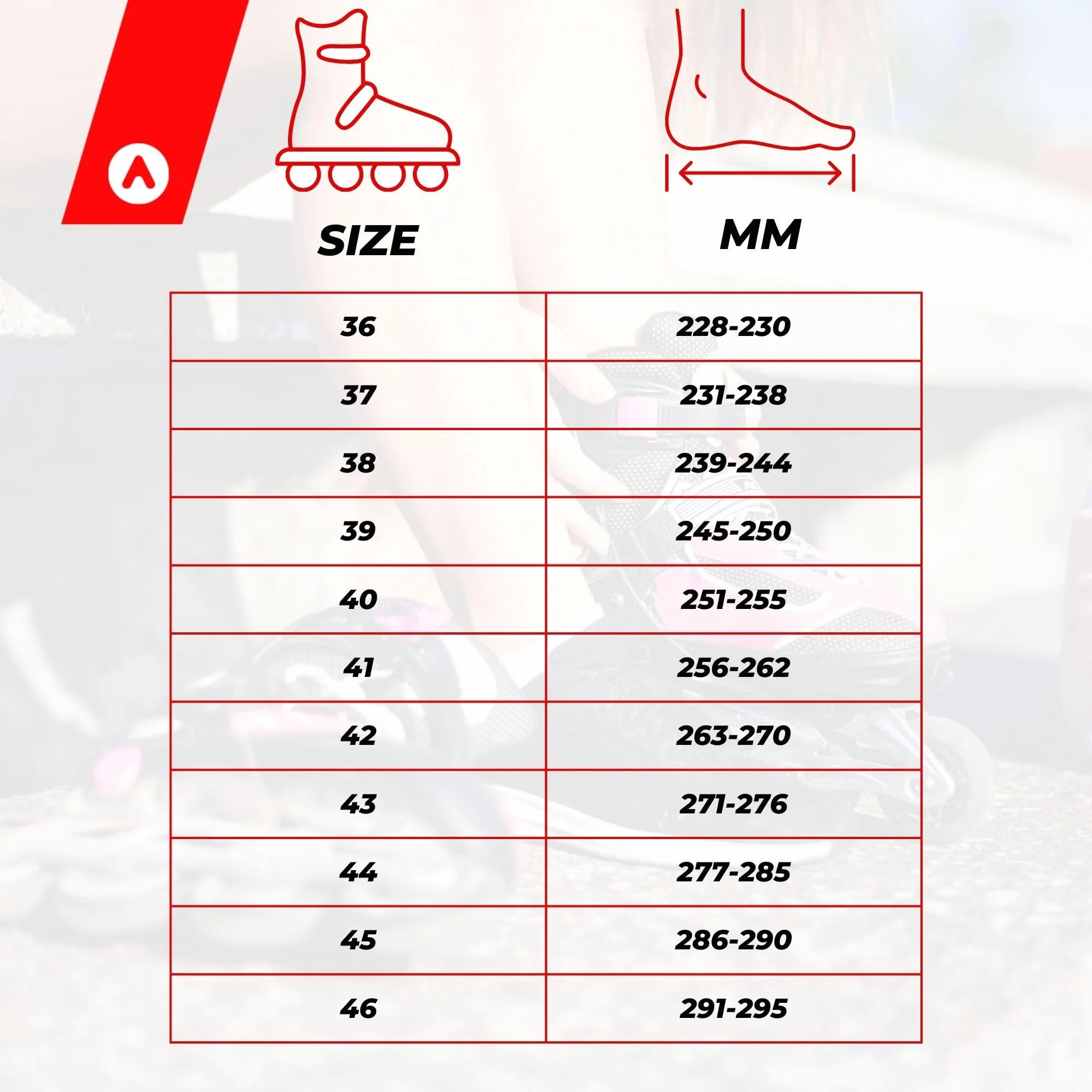 ATTABO Patines en línea ciclón talla 40-46 EU para hombre con ruedas PU 82A capa semi-dura TPR freno