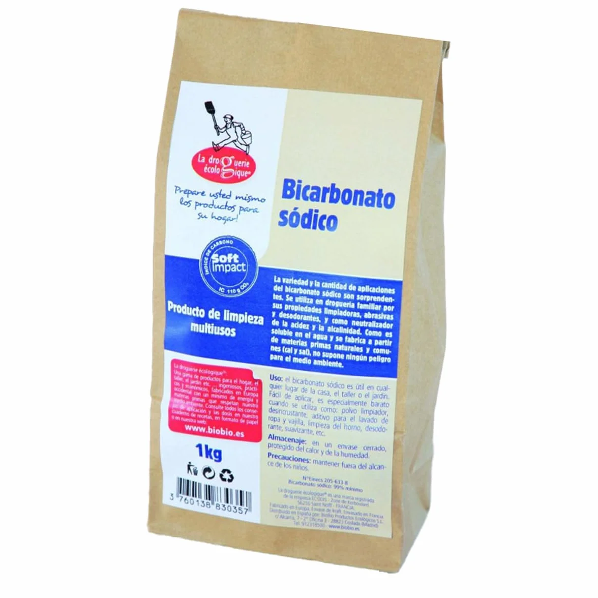 La Droguerie écologique Bicarbonato sódico 1 kg
