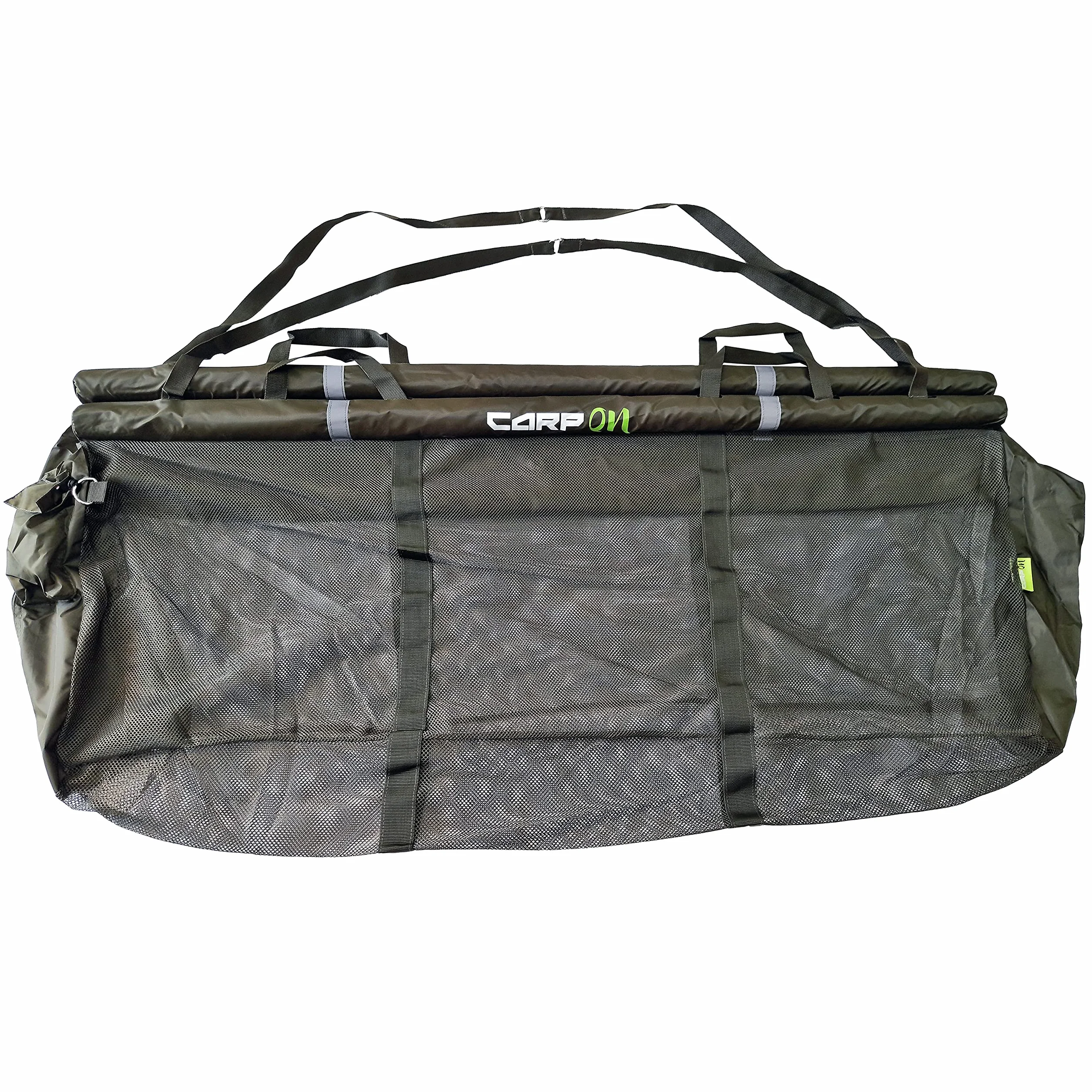 Eslinga flotante de recuperación 210D 120x35x50 cm verde oscuro con bolsa de transporte