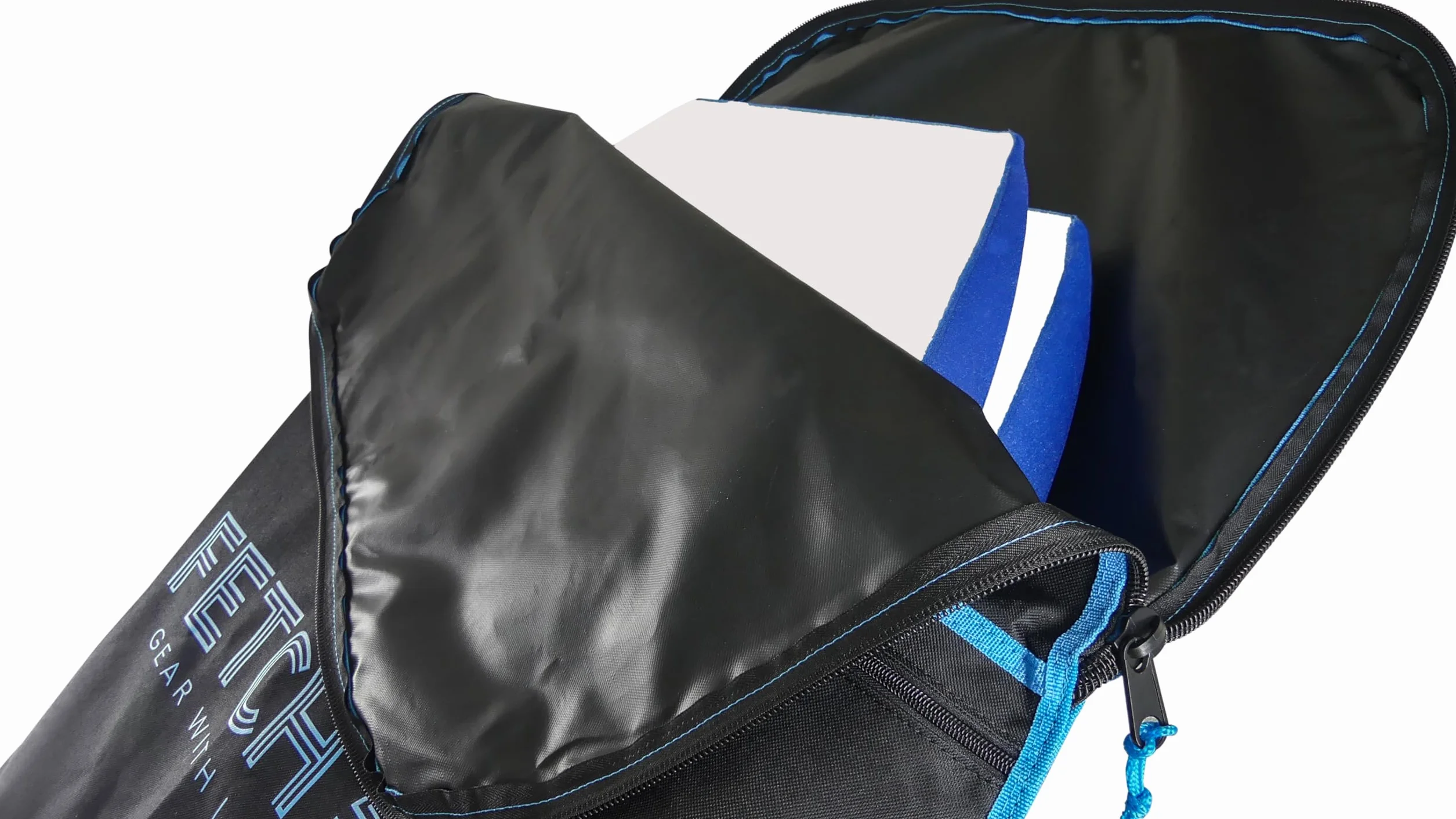 Bolsa de Bodyboard Doble Nova, Correas de Mochila, Poliéster Resistente, Bolsillo Grande, Negro Naranja o Azul