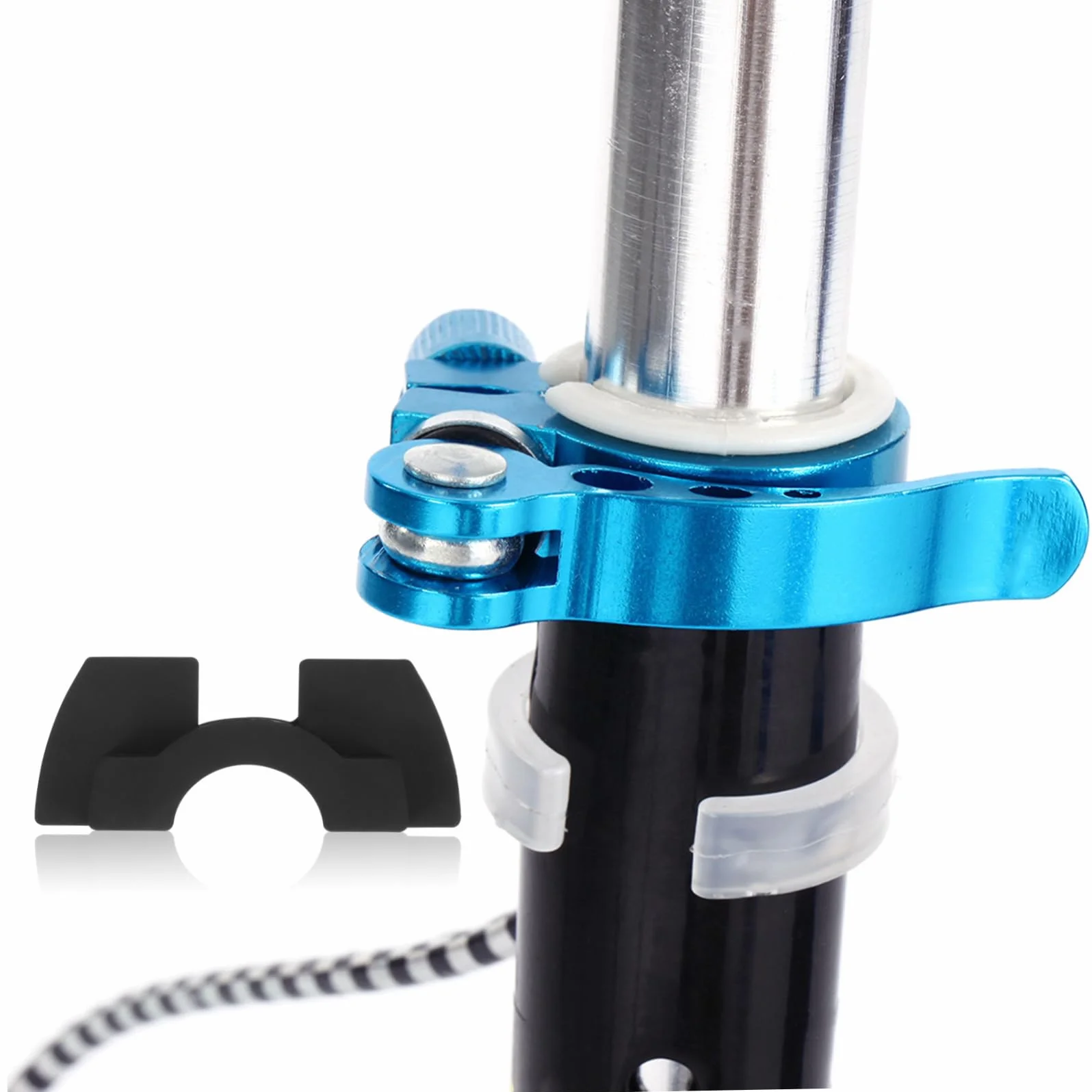 Toyvian Almohadilla Amortiguadora de Goma para Patinete Eléctrico Compatible Absorción de Impactos