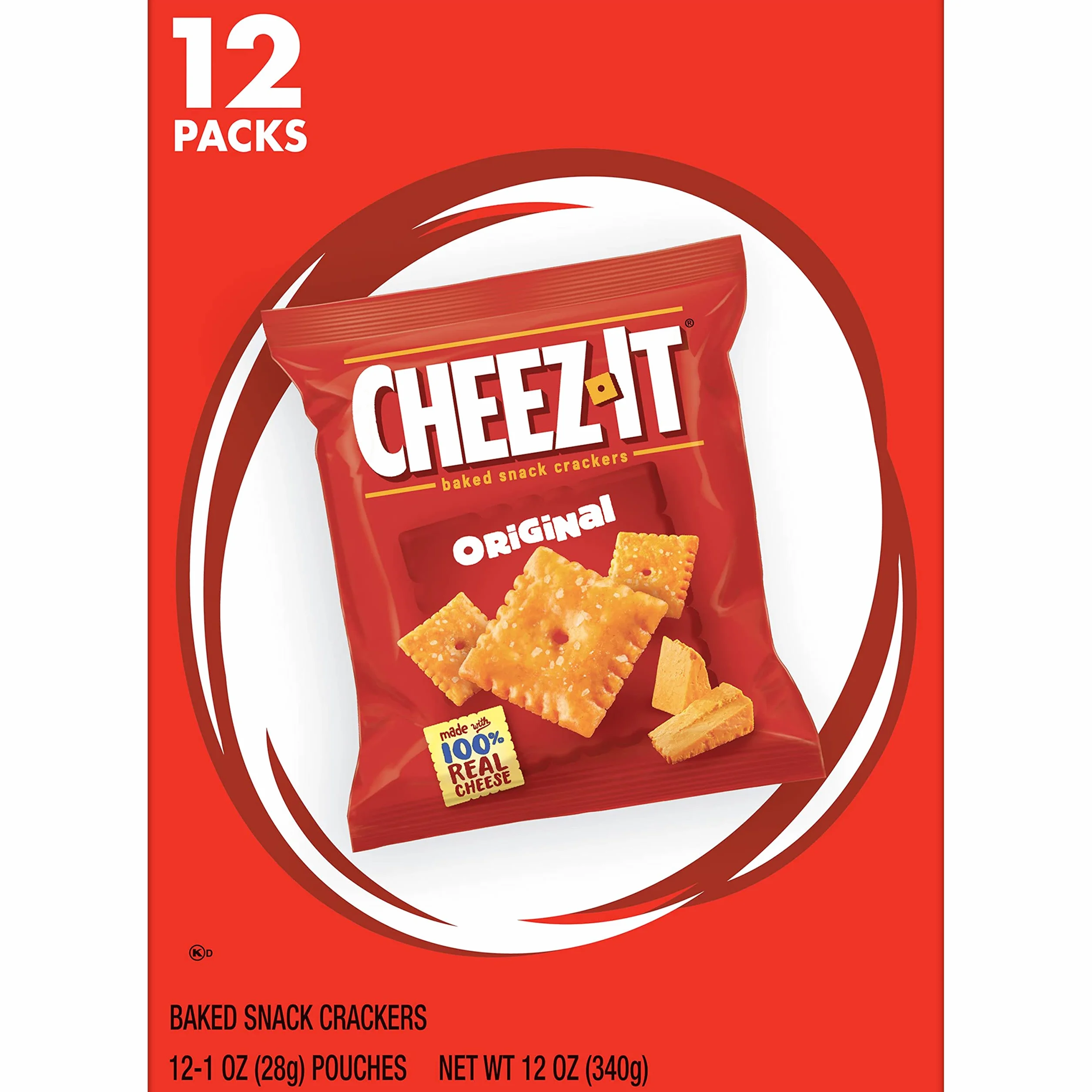 Cheez-It Snack Crackers Original - 12 PK