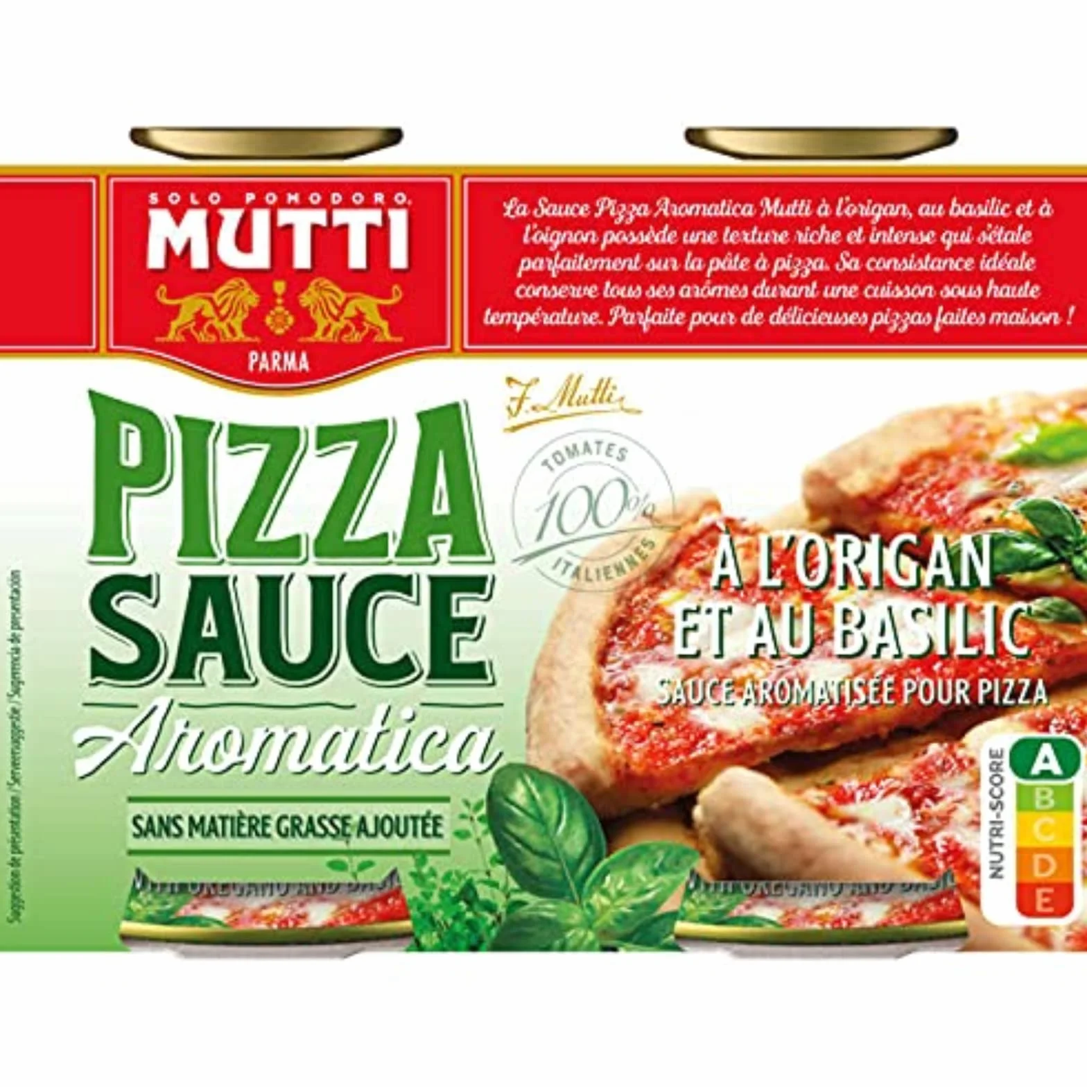 Mutti Salsa de pizza picante 2 x 400 g